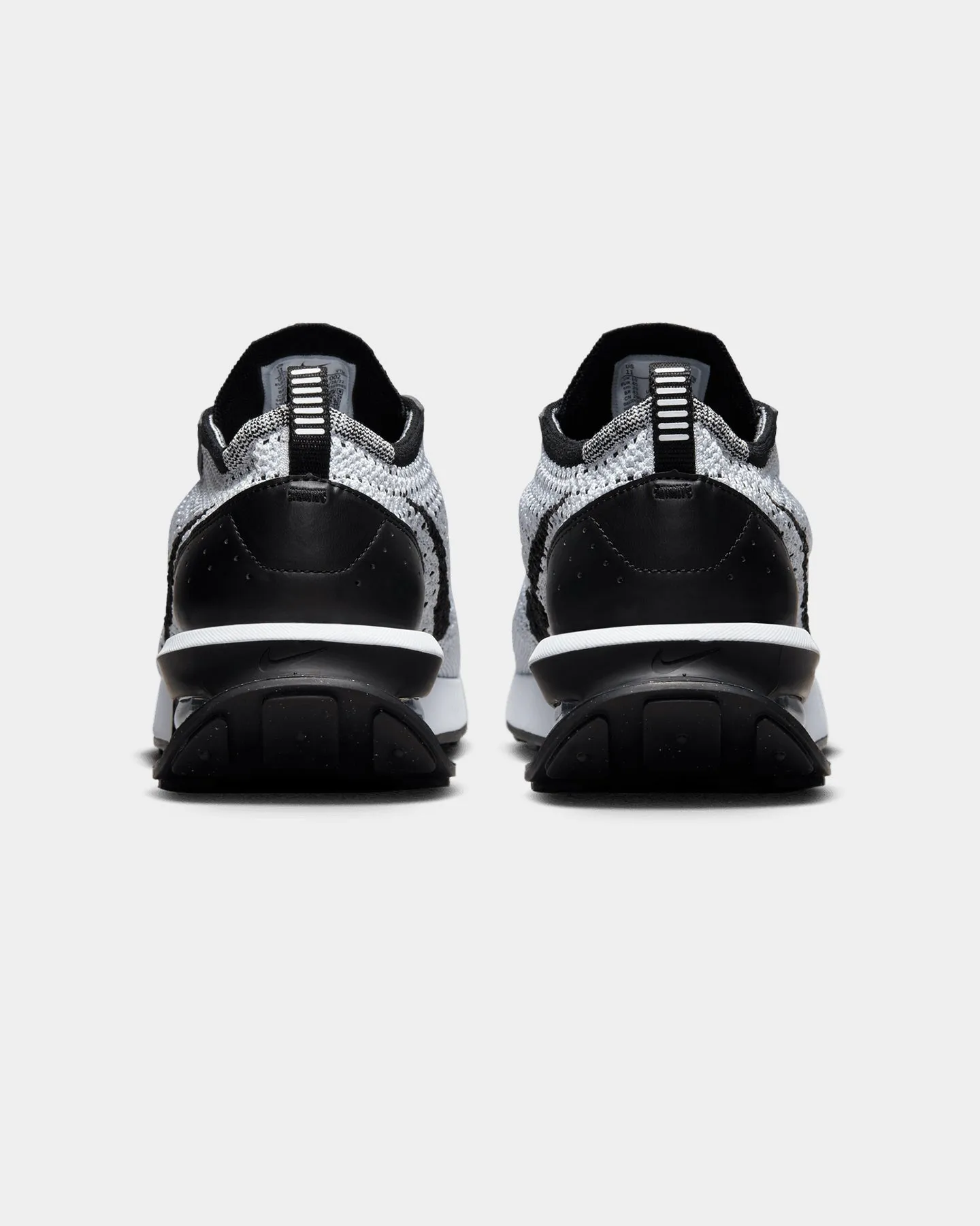 Nike Air Max Flyknit Racer Pure Platinum/Black Oxfords Flexible
