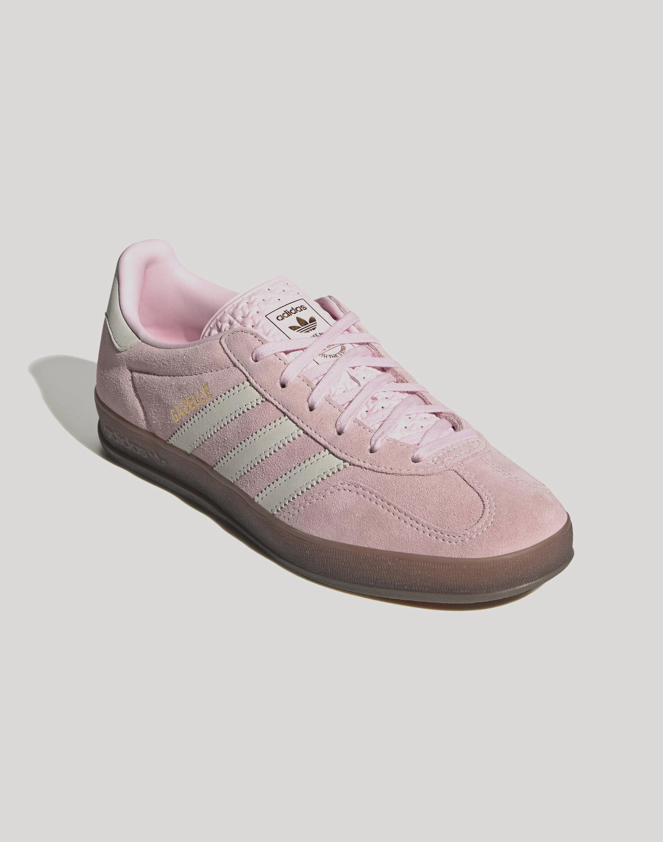Neutral pronation Adidas Originals Gazelle "Clear Pink/Off White/Gum"