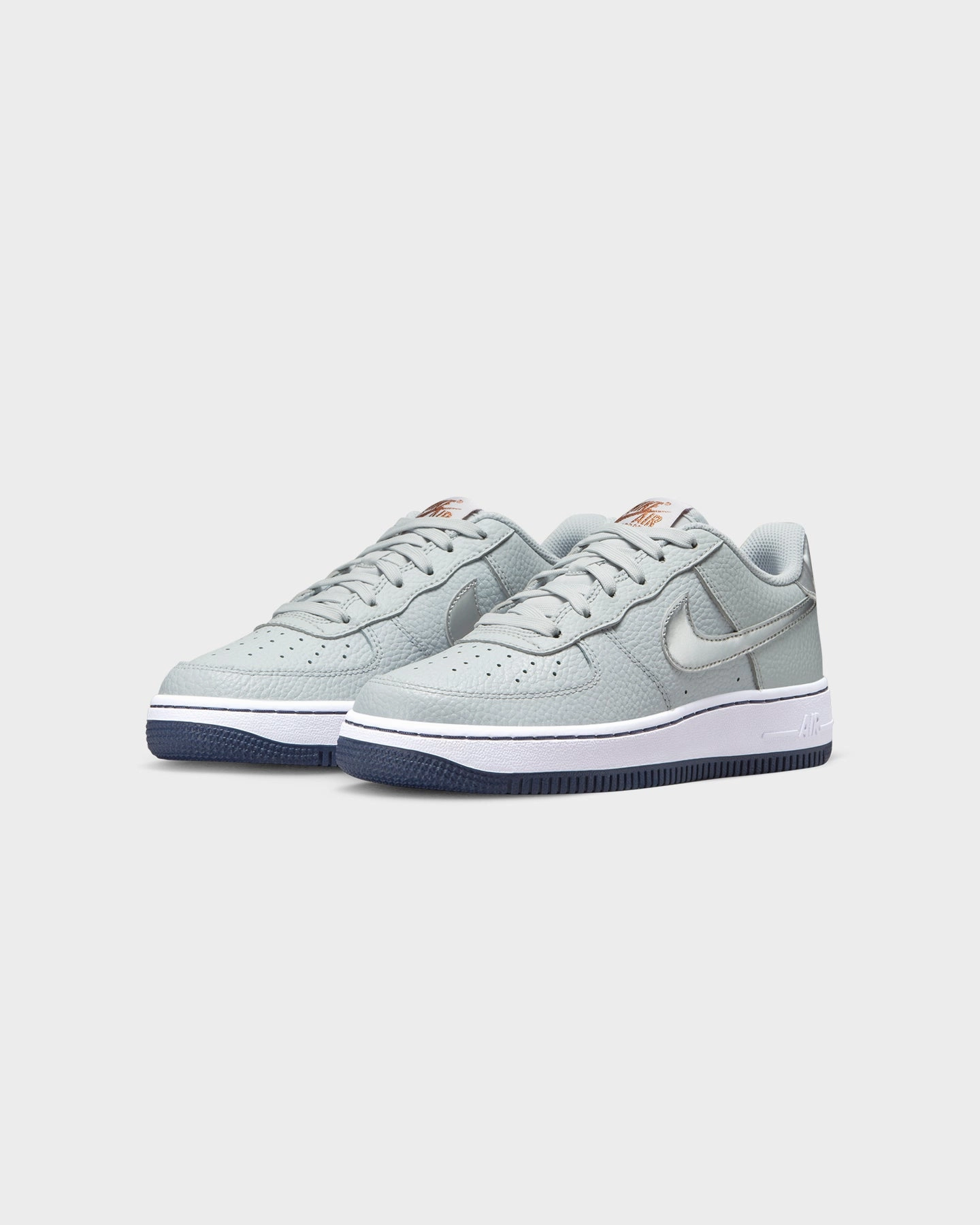 Nike Kids' Nike Air Force 1 (GS) Pure Platinum/Metallic Essential Fit Neutral Colorways