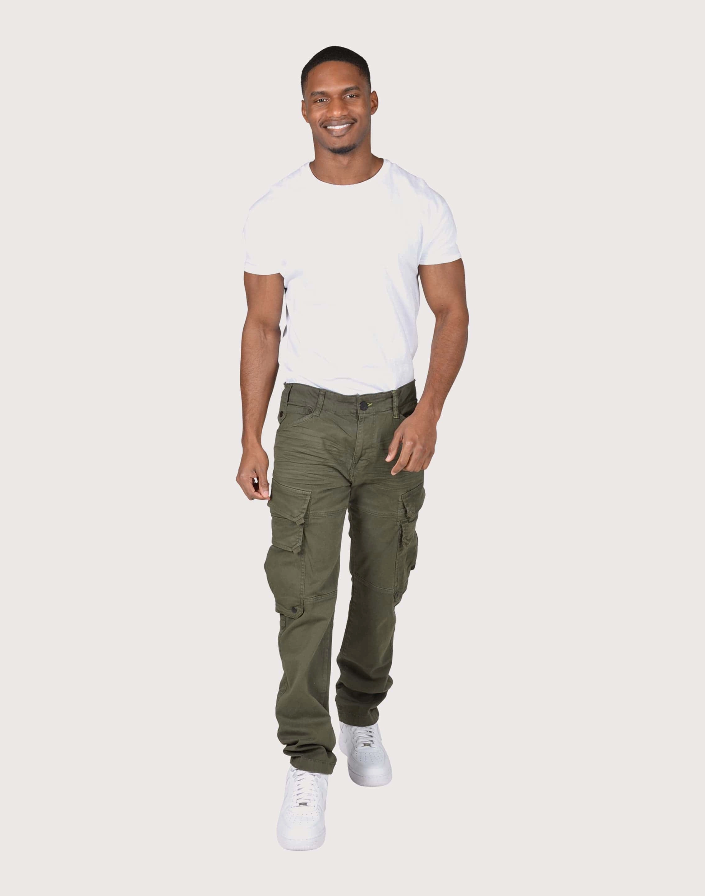 monochromatic Collapsible Heel Grindhouse Twill Cargo Pocket Pants