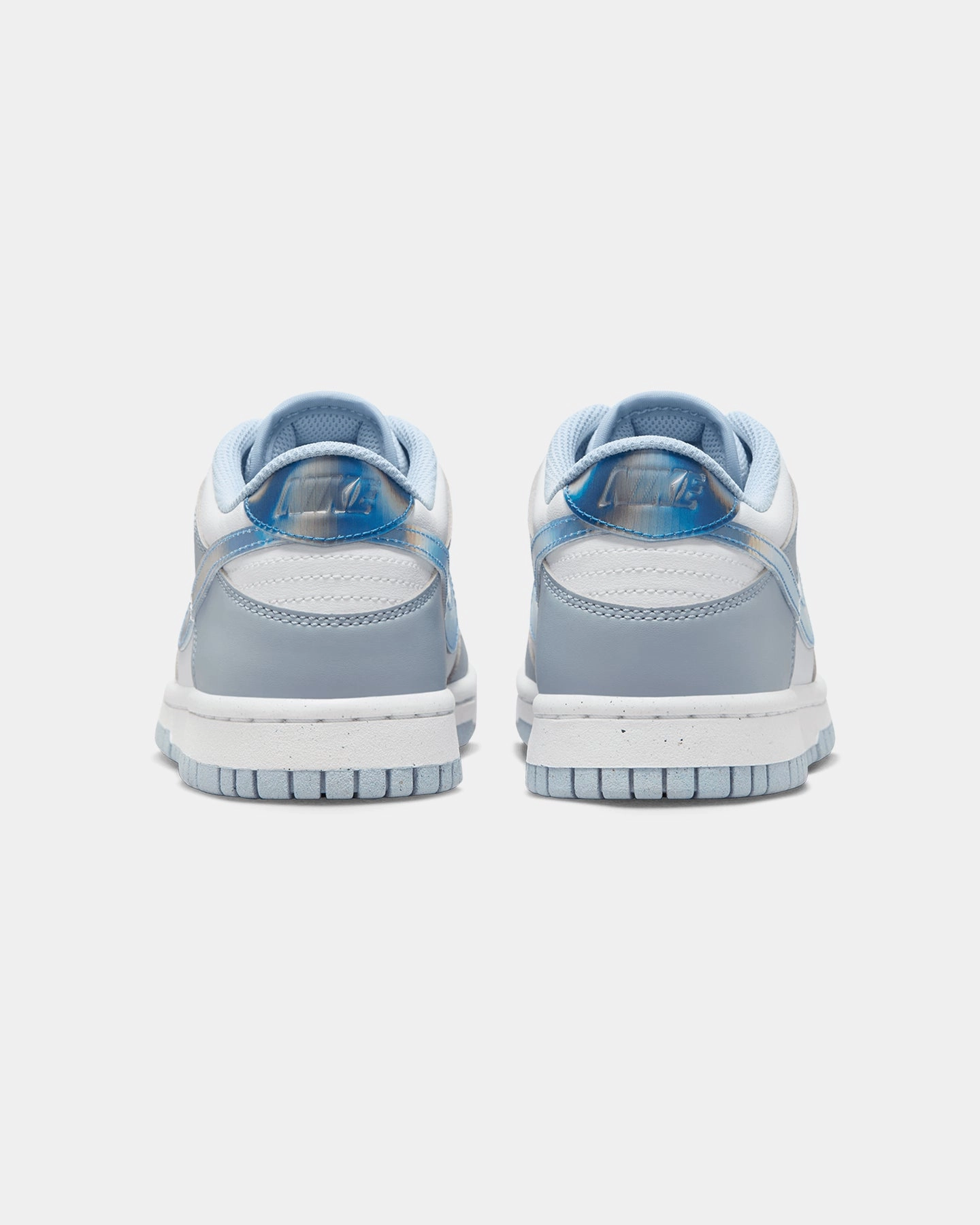 Nike Kids' Dunk Low Next Nature (GS) Blue Whisper/White Moisture Management Fabric Recycled Fiber Upper