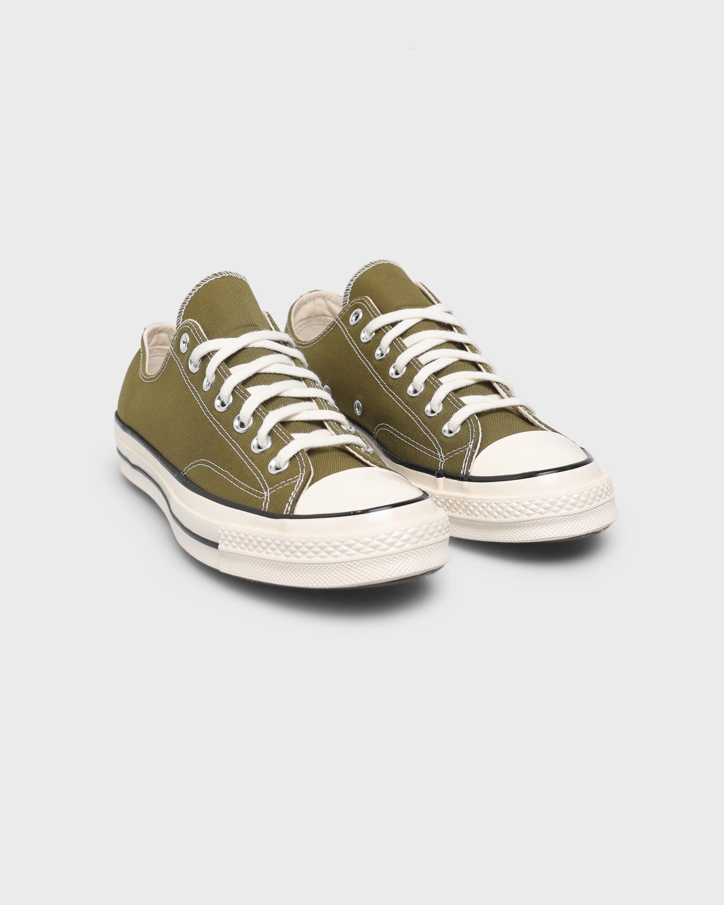 Converse Chuck Taylor All Star 70 Recycled Canvas Dark Moss/Egret Ventilated Upper Fitted Traction