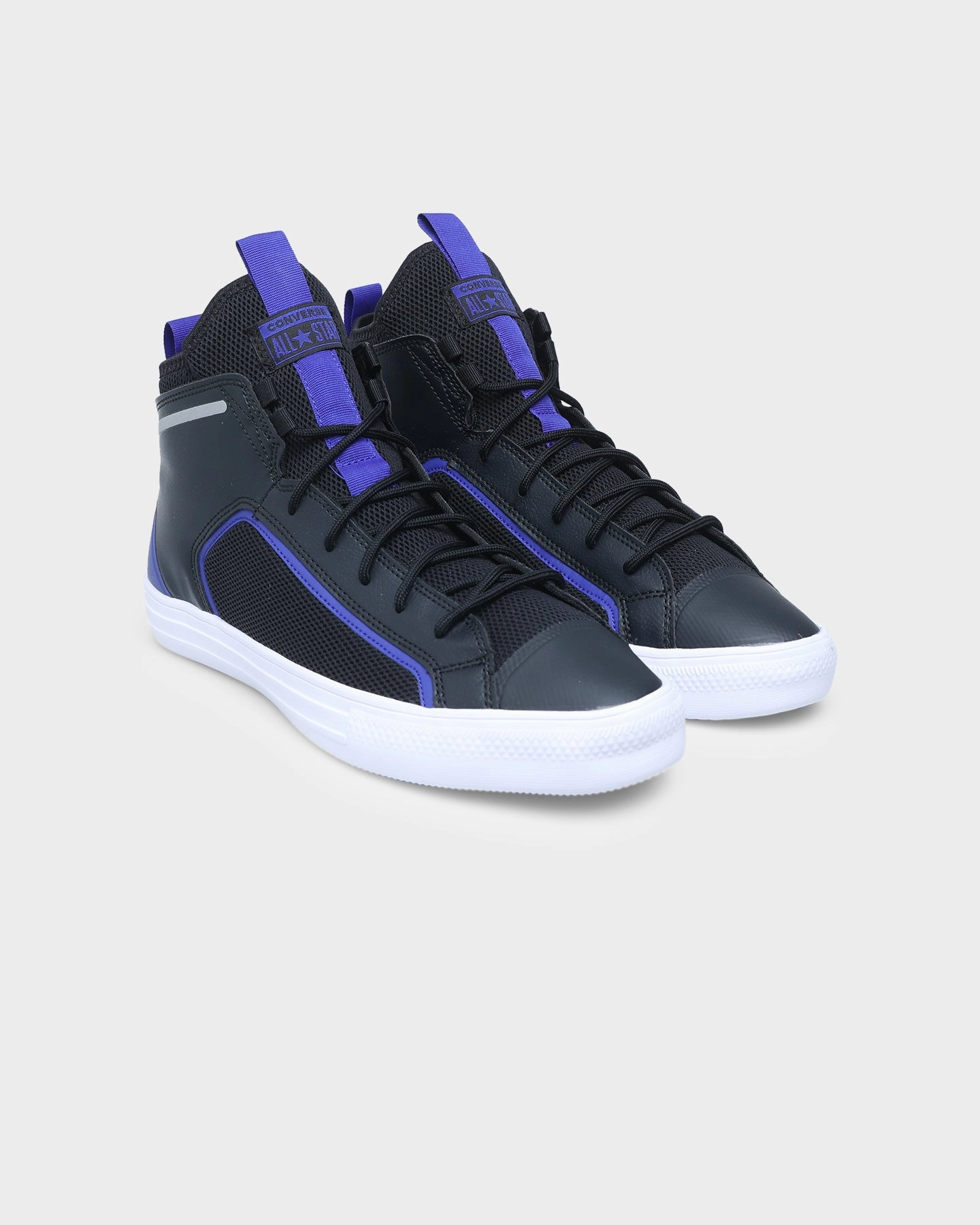 Converse Chuck Taylor All Star Ultra Mid Black/Concord/Silver Tensile Strength Reinforcement