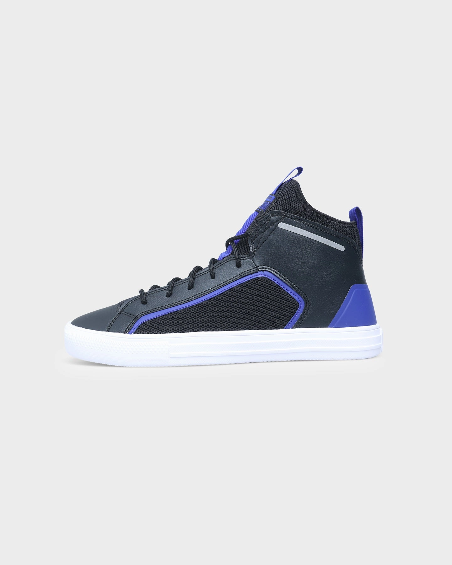 trendy teenagers' looks least durable Converse Chuck Taylor All Star Ultra Mid Black/Concord/Silver