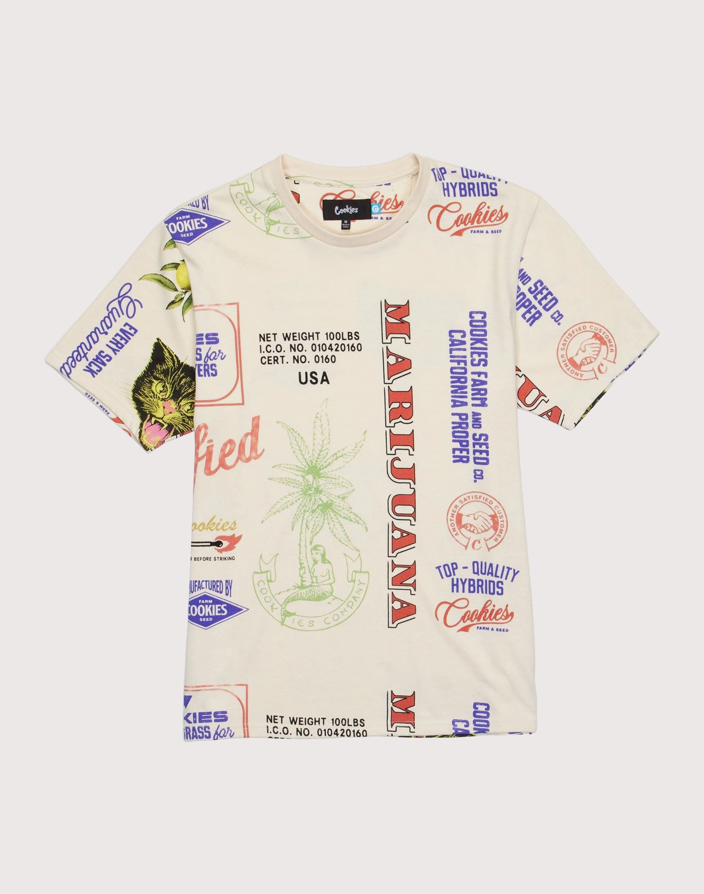 durability - level Cookies Sf Cuban Link Printed Tee