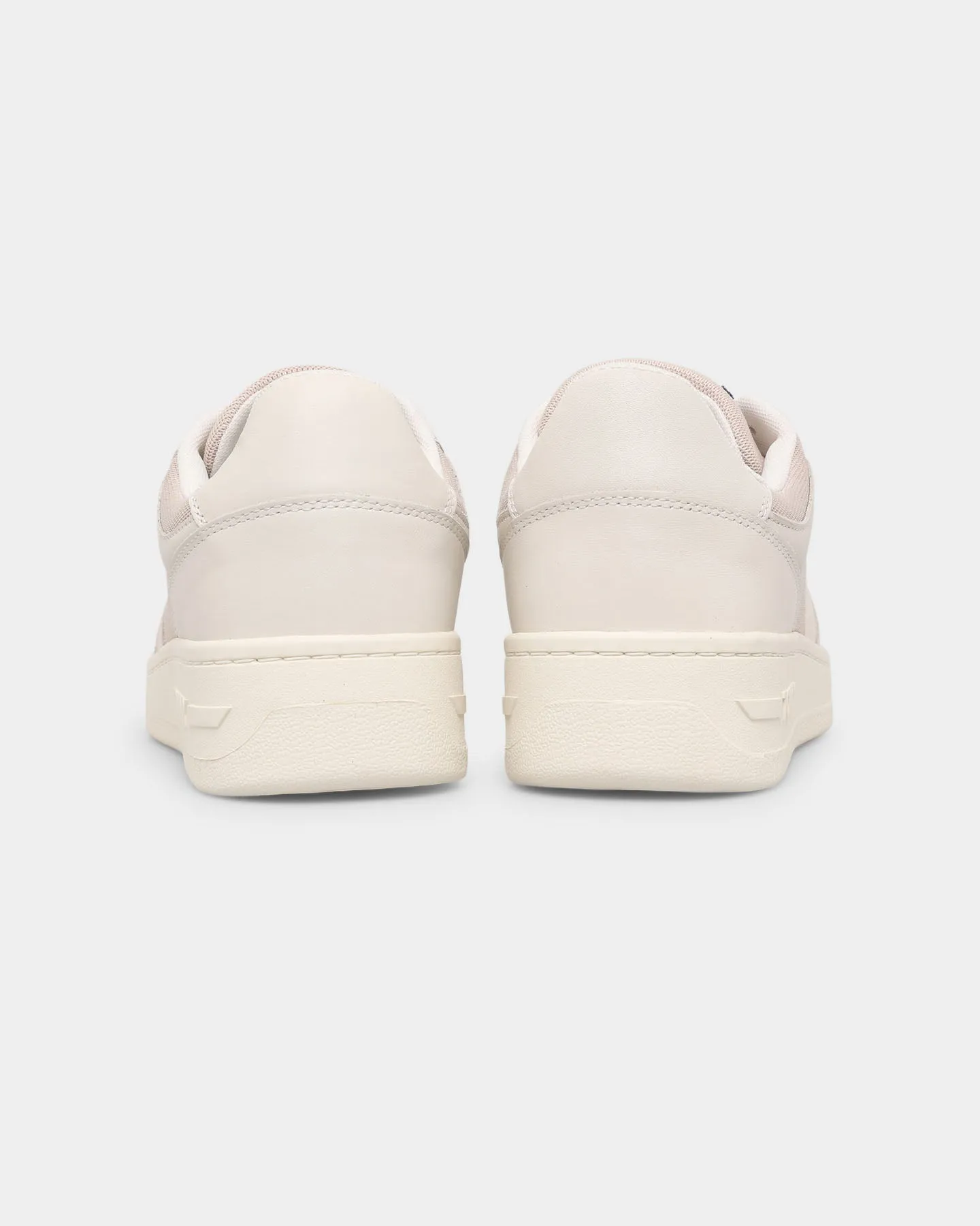 Tommy Jeans TJ Mix Basket Shoes Ivory Wide Toe Box Construction