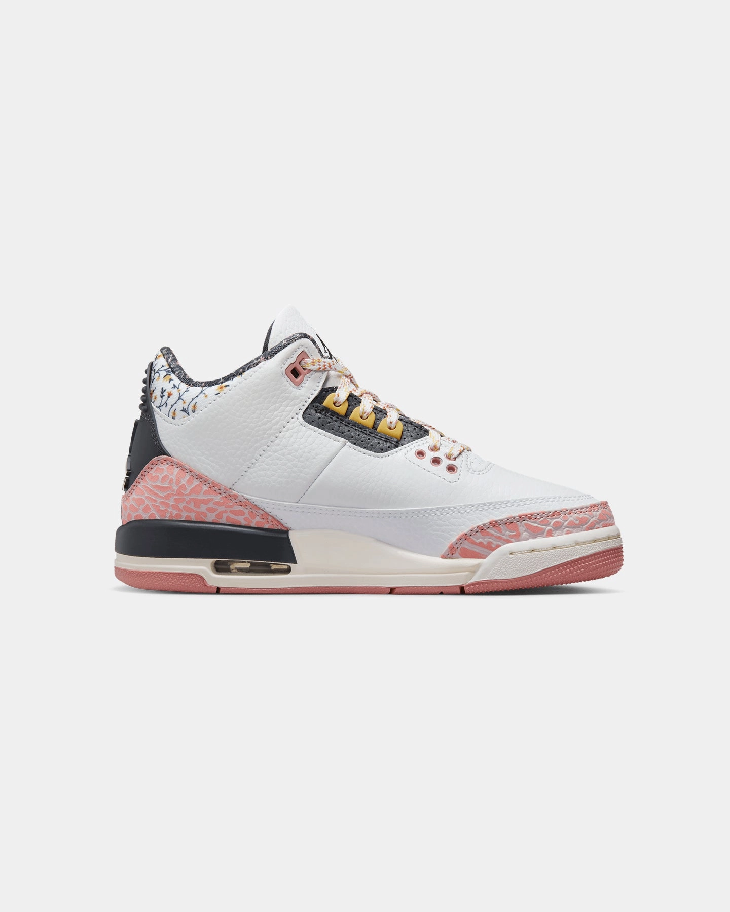Sneaker Comfort Classy Touch Jordan Kids' Air Jordan 3 Retro "Red Stardust" (GS) White/Anthracite