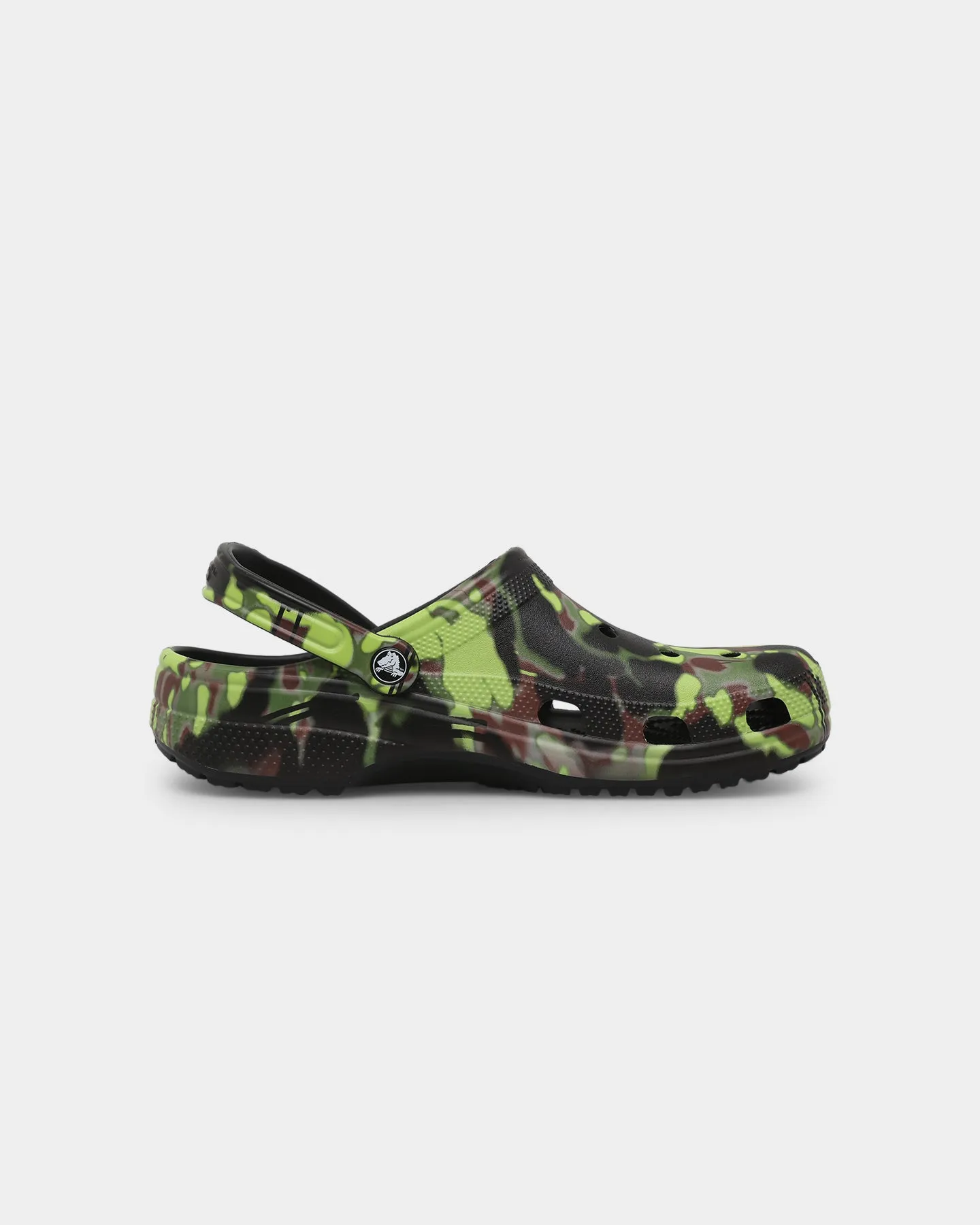 Crocs Classic Clog Spray Camo Black Traction