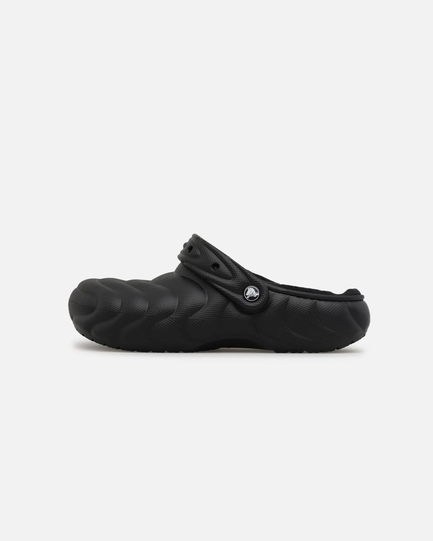 Beach Ready Footwear Crocs Classic Lined Over Puff Clog Black