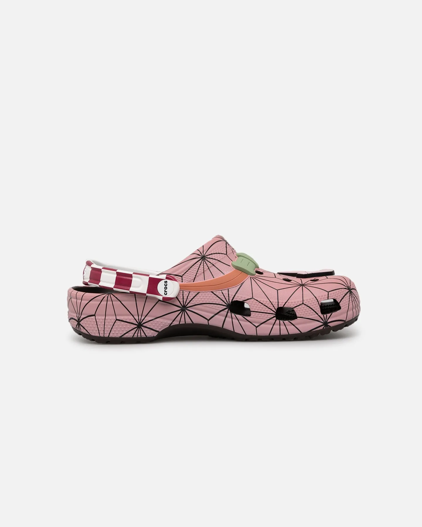 Slip Resistant Layer Crocs X Demon Slayer Nezuko Kamado Classic Clog Espresso
