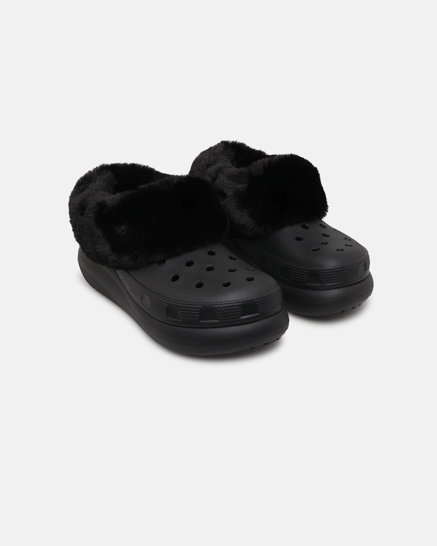 Quick Dry Lining Crocs Furever Crush Black