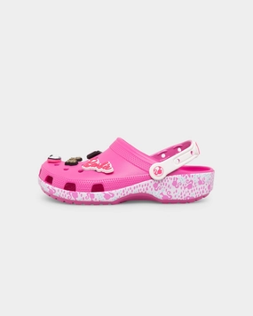 Crocs X Barbie Women's Barbie Classic Clog Electric Pink Ergonomic Heel Cup