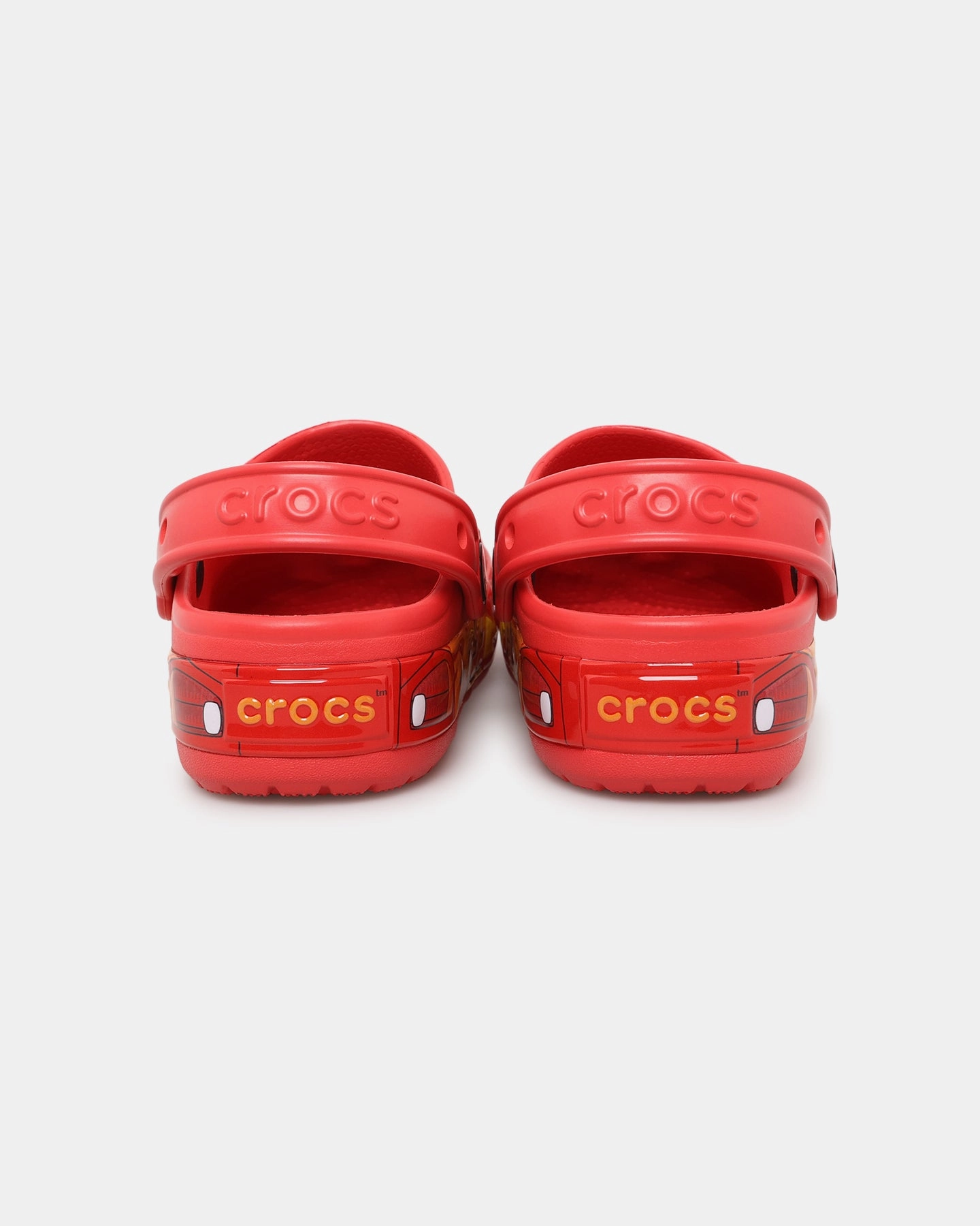 Crocs X Disney and Pixar Cars Kids' Lightning McQueen Clog (GS) Red Torsional Rigidity Plate Max Agility