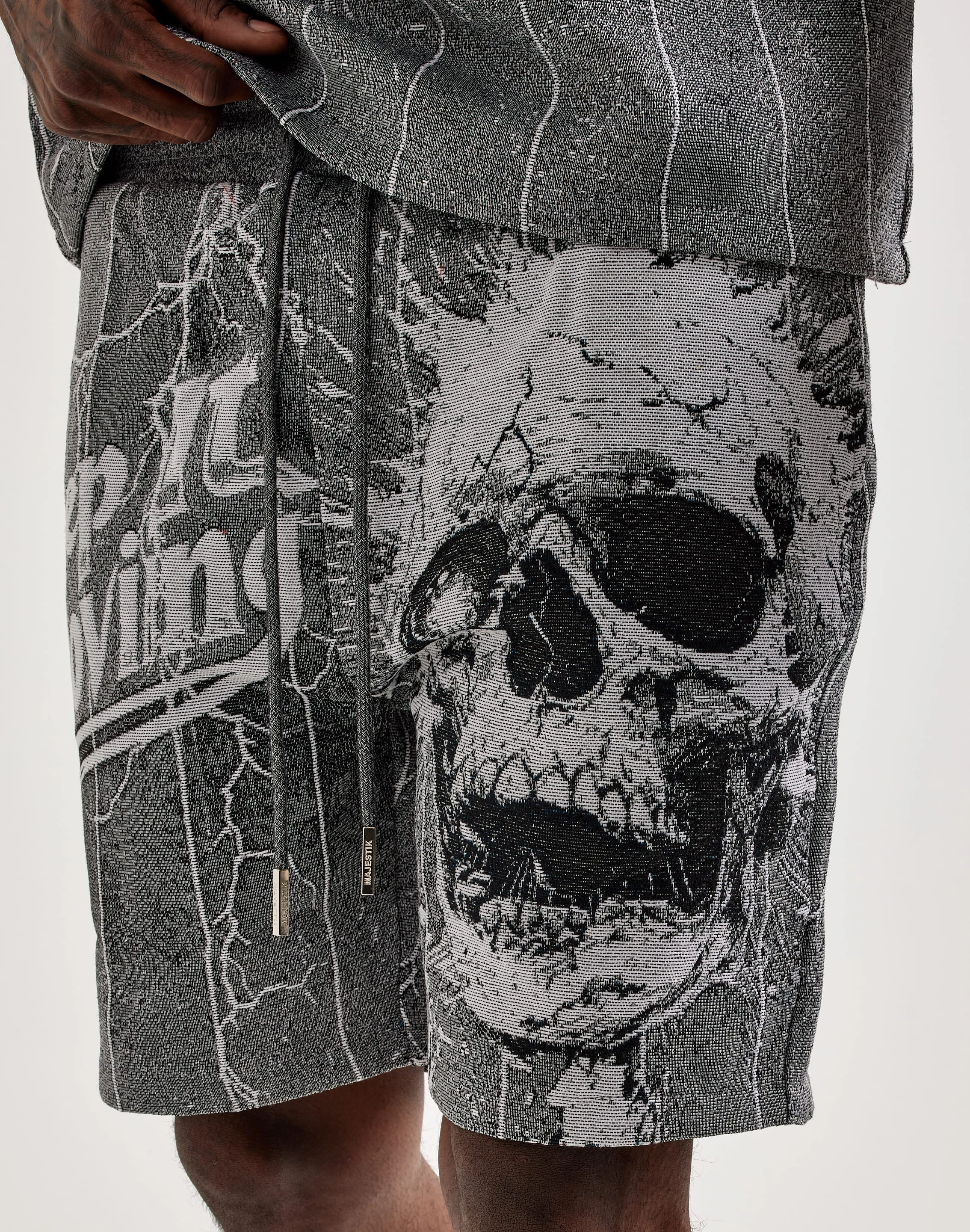 Impact Diffusion System perforated design Majestik Keep It Moving Tapestry Shorts