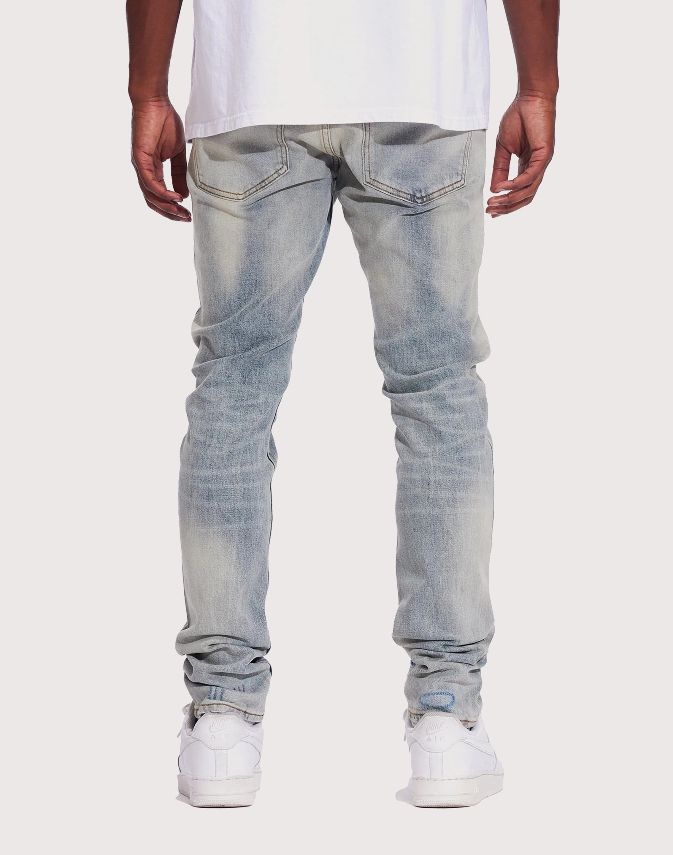 Outstanding Crysp Denim Atlantic Slim Light Wash Jeans