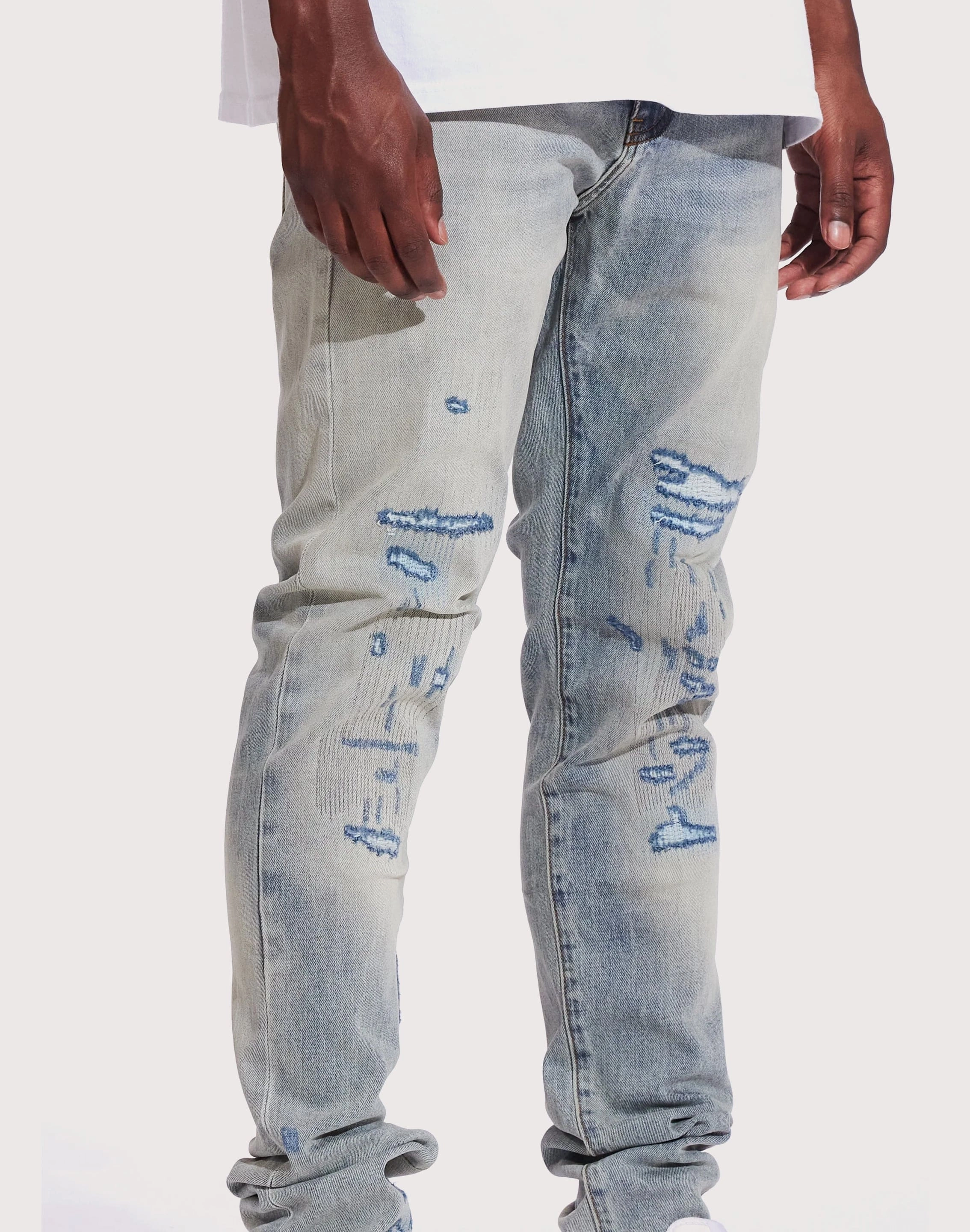 Torsion Adaptive Plate Crysp Denim Atlantic Slim Light Wash Jeans