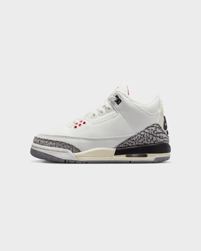 Jordan Kids' Air Jordan 3 Retro (GS) 'White Cement' Summit White Sporty Comfort Thermal Regulation Lining