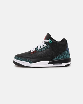 Molded Heel Cushion Jordan Kids' Air Jordan 3 Retro "Moto" (GS) Black/Red