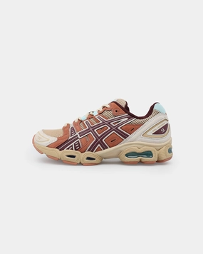 Asics Women's Gel-Nimbus 9 Dune/Port Royal highest Odor Control Lining