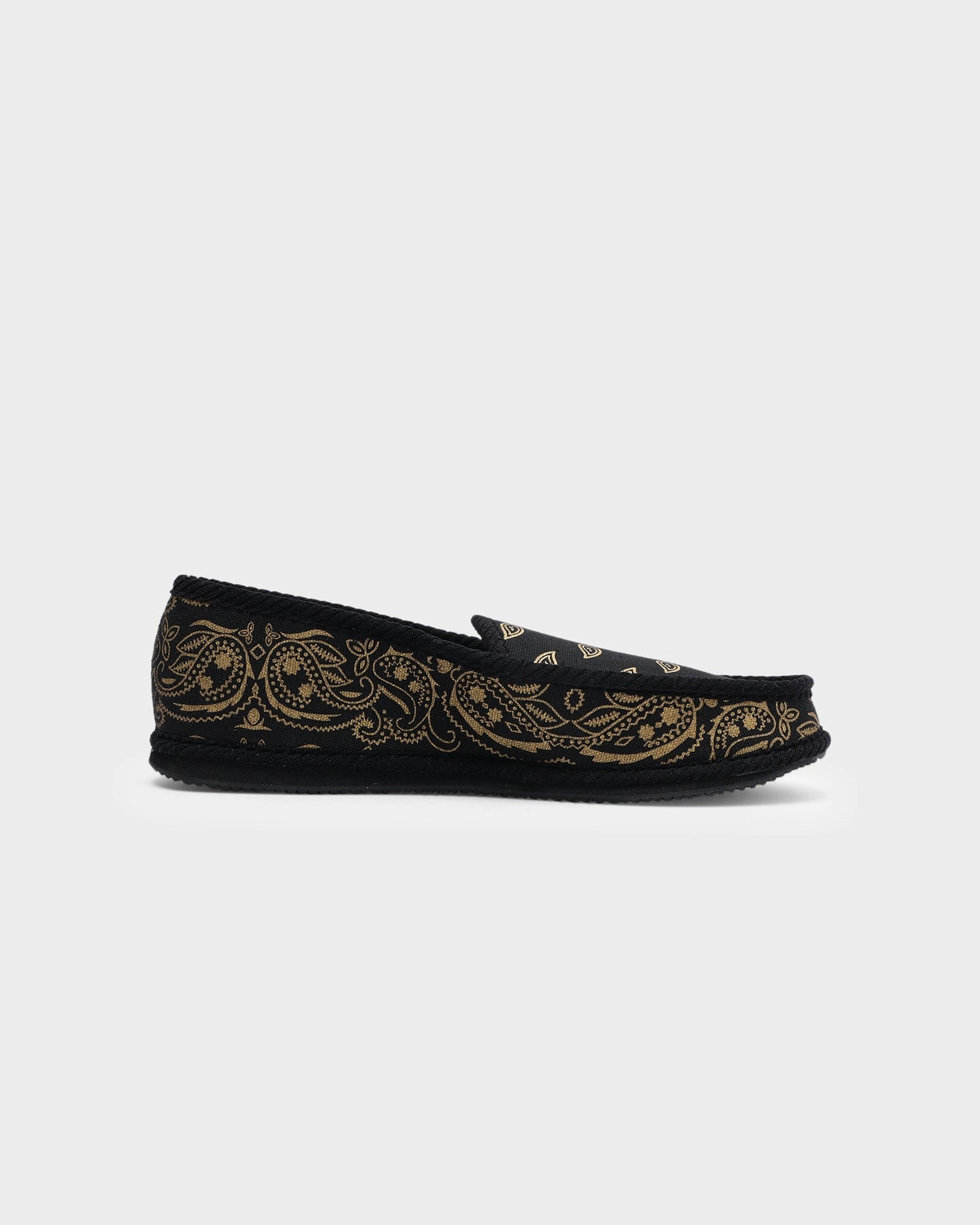 Goat Crew Bandana Slipper Black/Gold Luxury