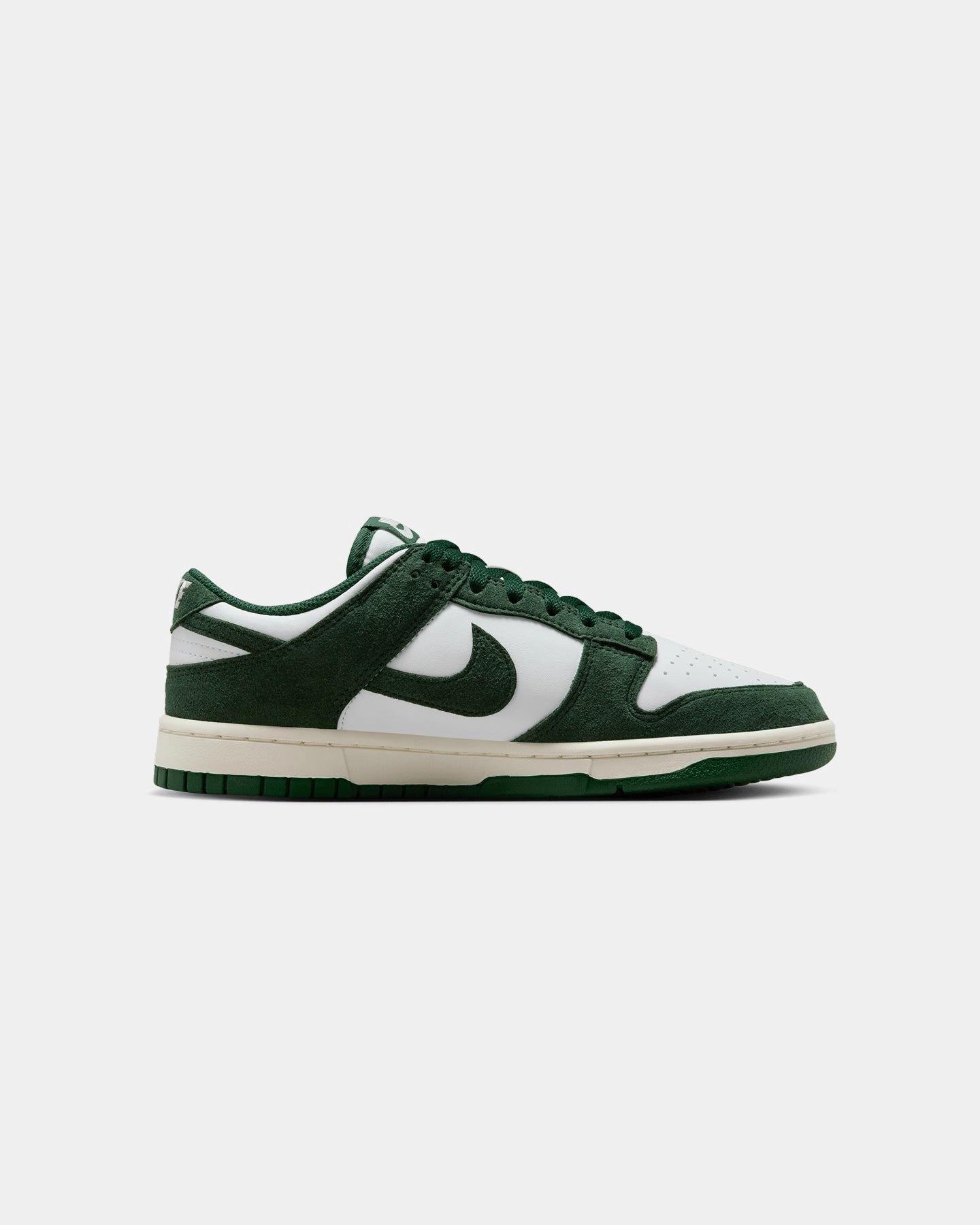 Nike Women's Dunk Low "Suede Pack" White/Green Reinforced toe cap