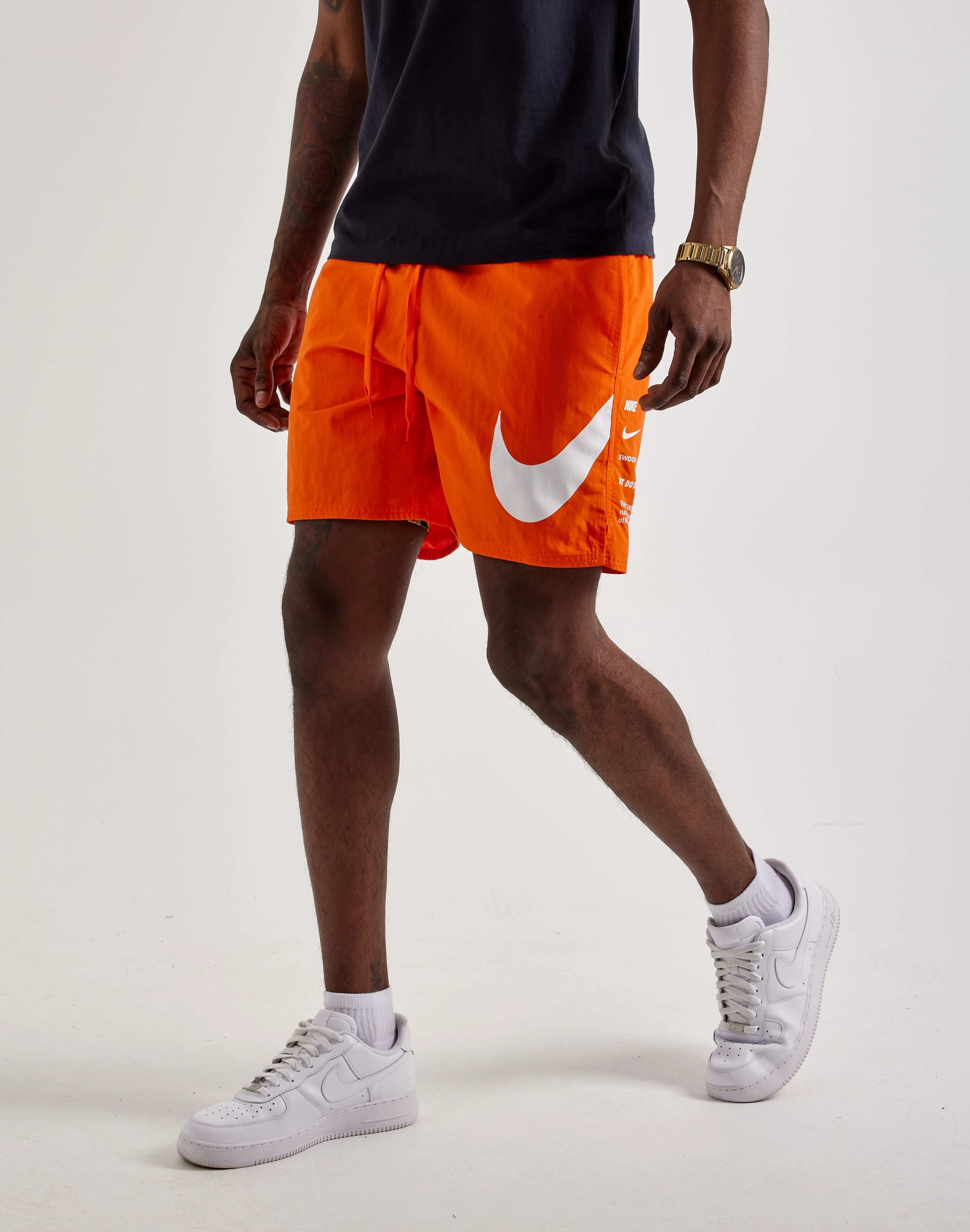 Nike Swim 7" Volley Shorts Puncture Resistant Sole Quick Drying Fabric