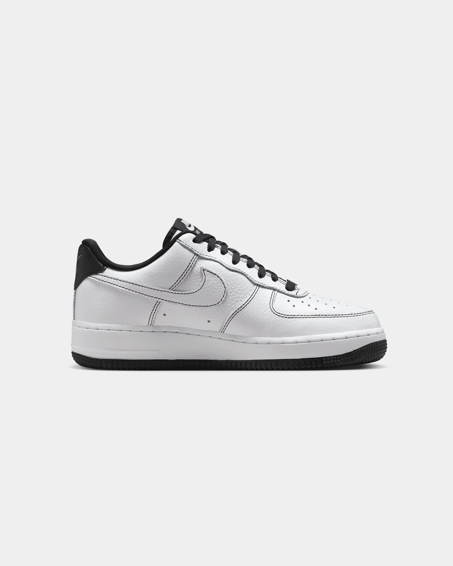 Nike Women's Air Force 1 '07 "Mini Jewel" White/Black Wide Toe Box Construction