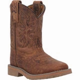 Dan Post Youth Durant Jr Square Toe Rust Western Boots DPC3926 Energy Return Technology