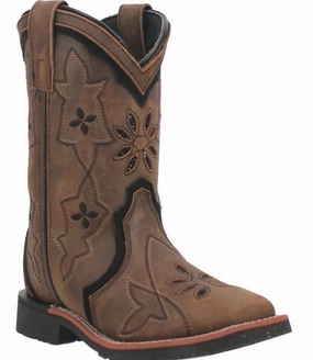 DAN POSY POSY YOUTH GIRLS WESTERN BOOTS DPC3924 Stable Support Night Travel Cushioned Step Windy Weather