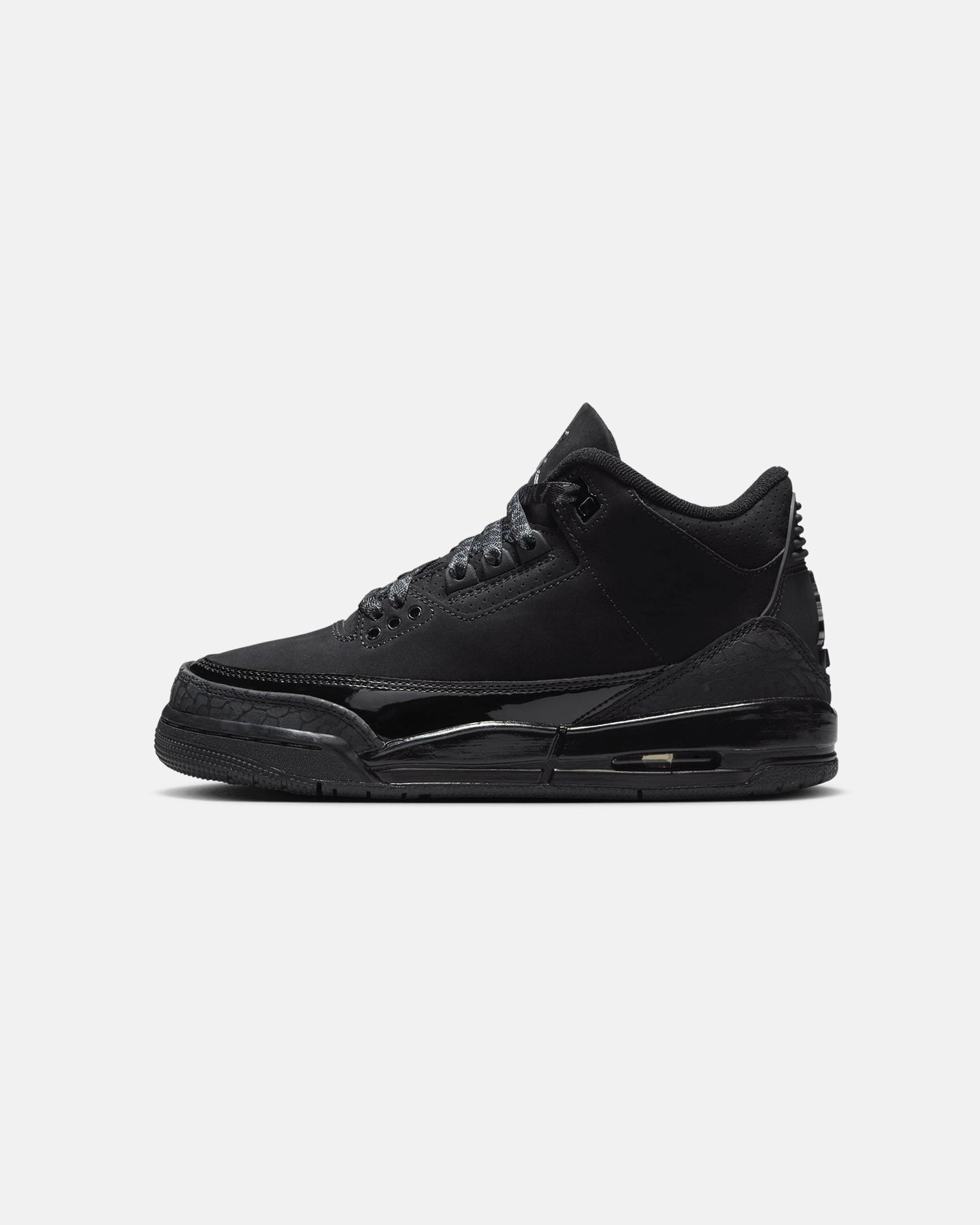 Clean Form Jordan Kids' Air Jordan 3 Retro (GS) "Black Cat" Black/Charcoal
