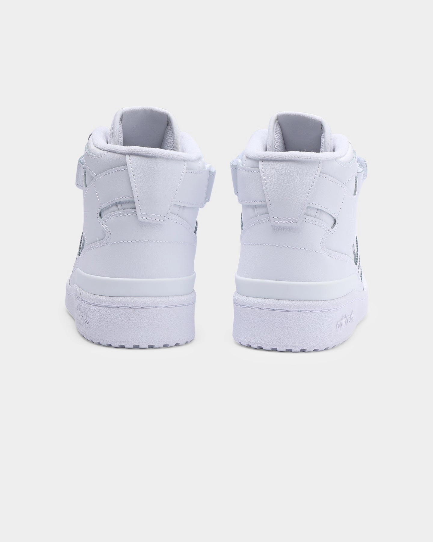 Adidas Men's Forum Mid Cloud White / Cloud White / Cloud White Dress Shoes Traction Grip