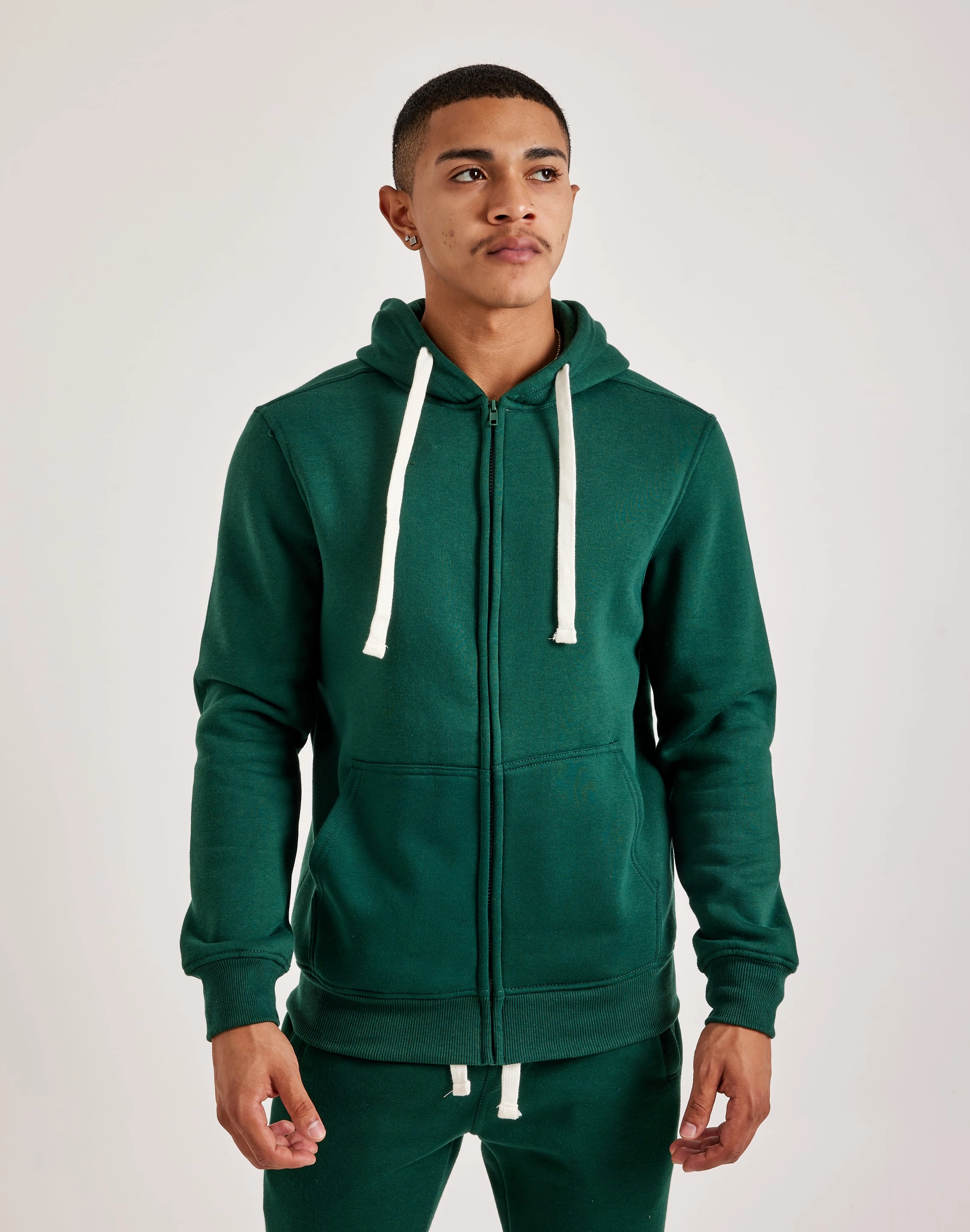 Non Marking Tread DH Essentials Basic Full-Zip Fleece Hoodie