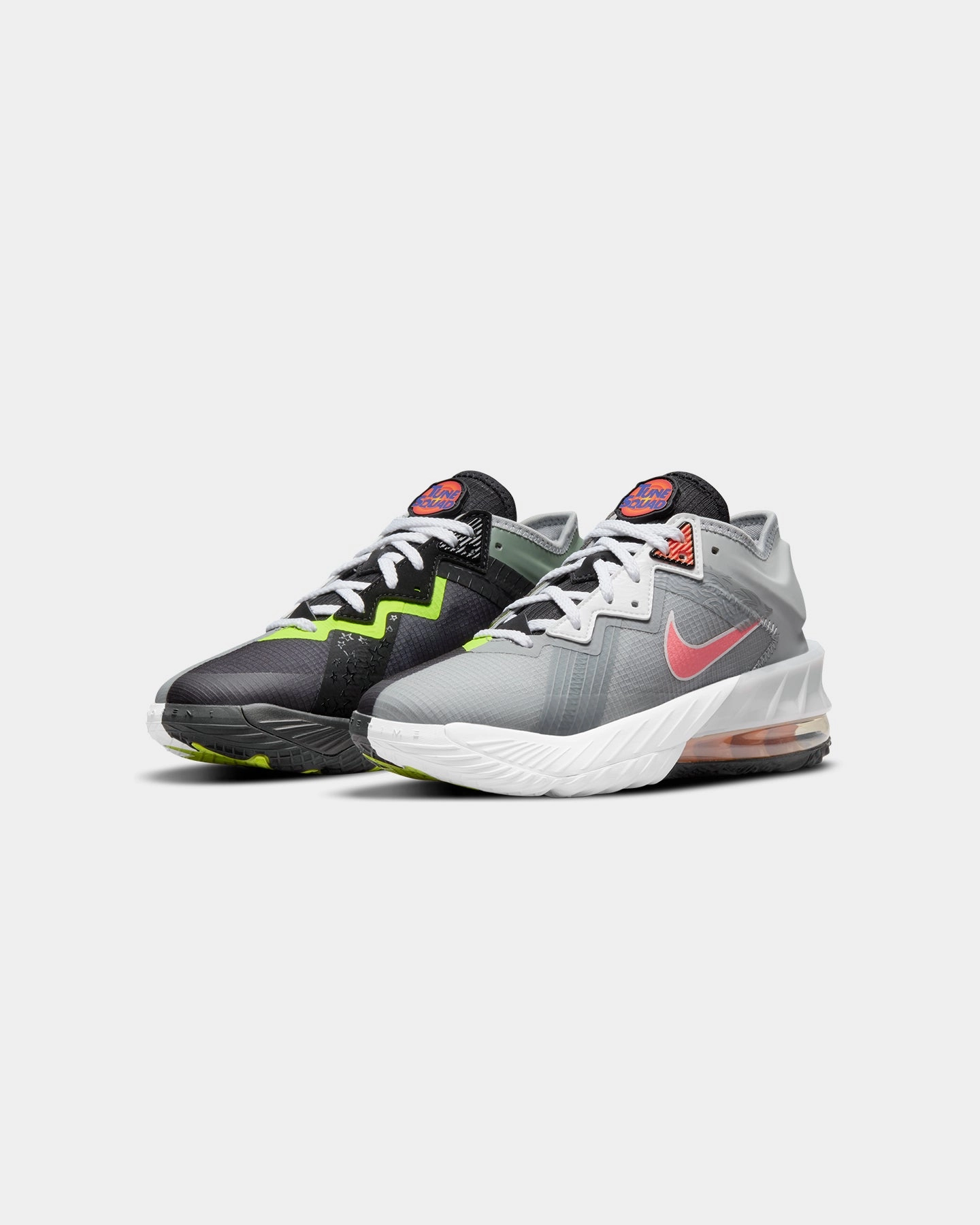 Machine Washable Fabric Sports use Kid's LeBron 18 Low (GS) 'Bugs vs Marvin' Light Smoke Grey