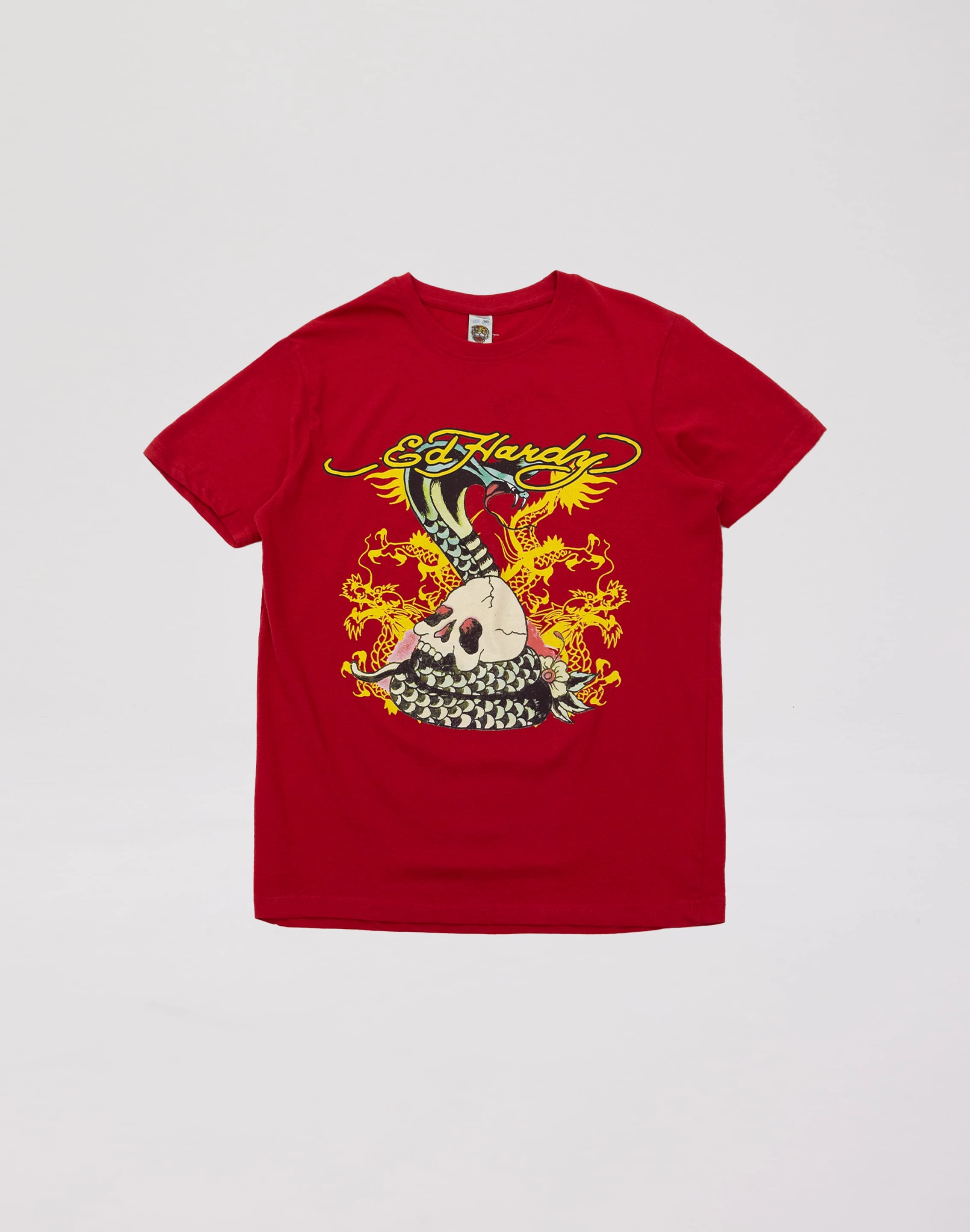 Ed Hardy Cobra Skull Tee Grade-School Hypoallergenic Liner