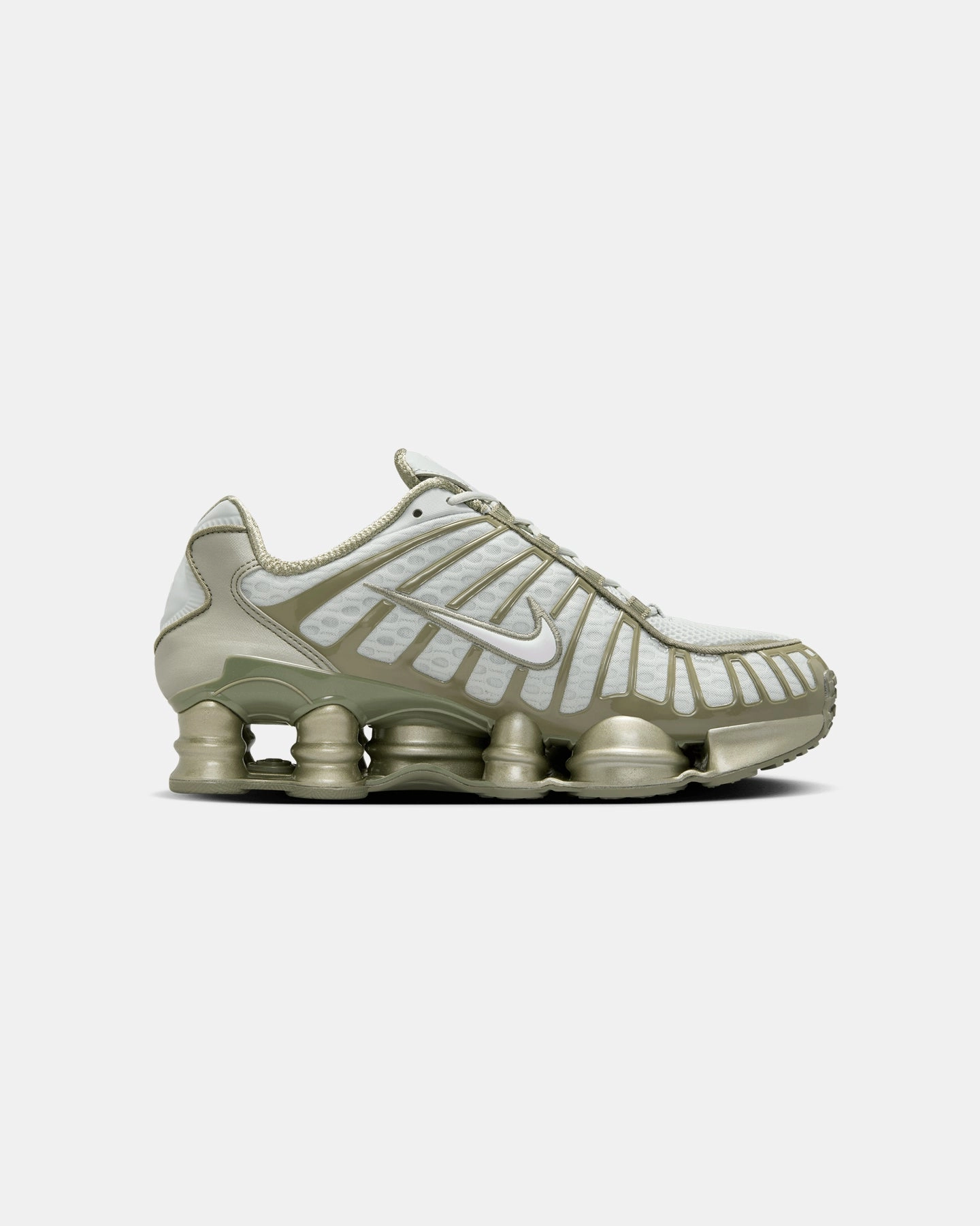 Nike Women's Shox TL "Light Army" Silver/White-Light Army Vibrant Design
