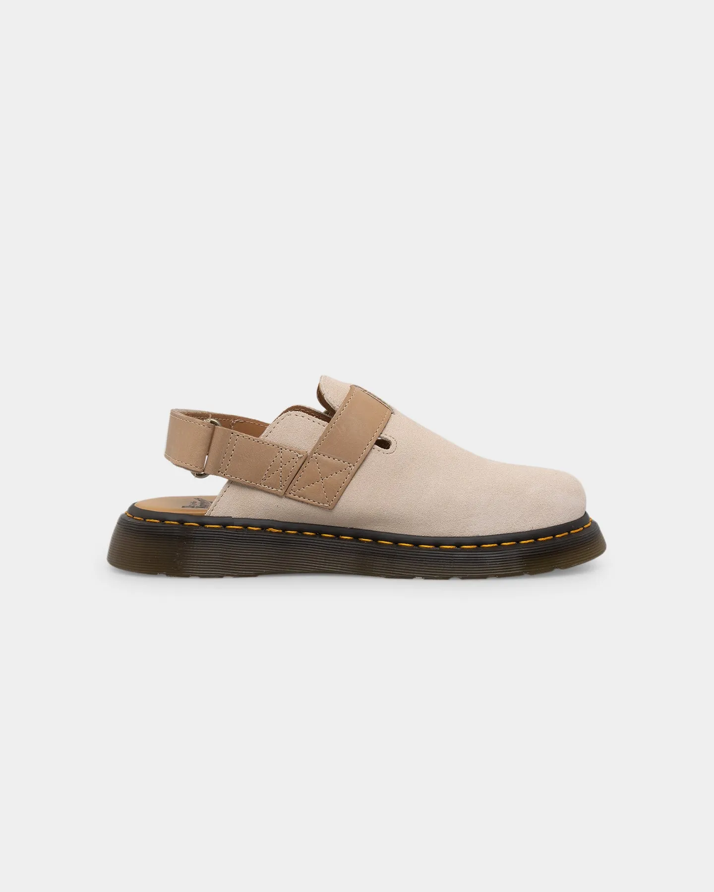 Dr Marten Jorge II Sling Back Sandal Parchment Beige Slim Comfort shock-absorbing sole