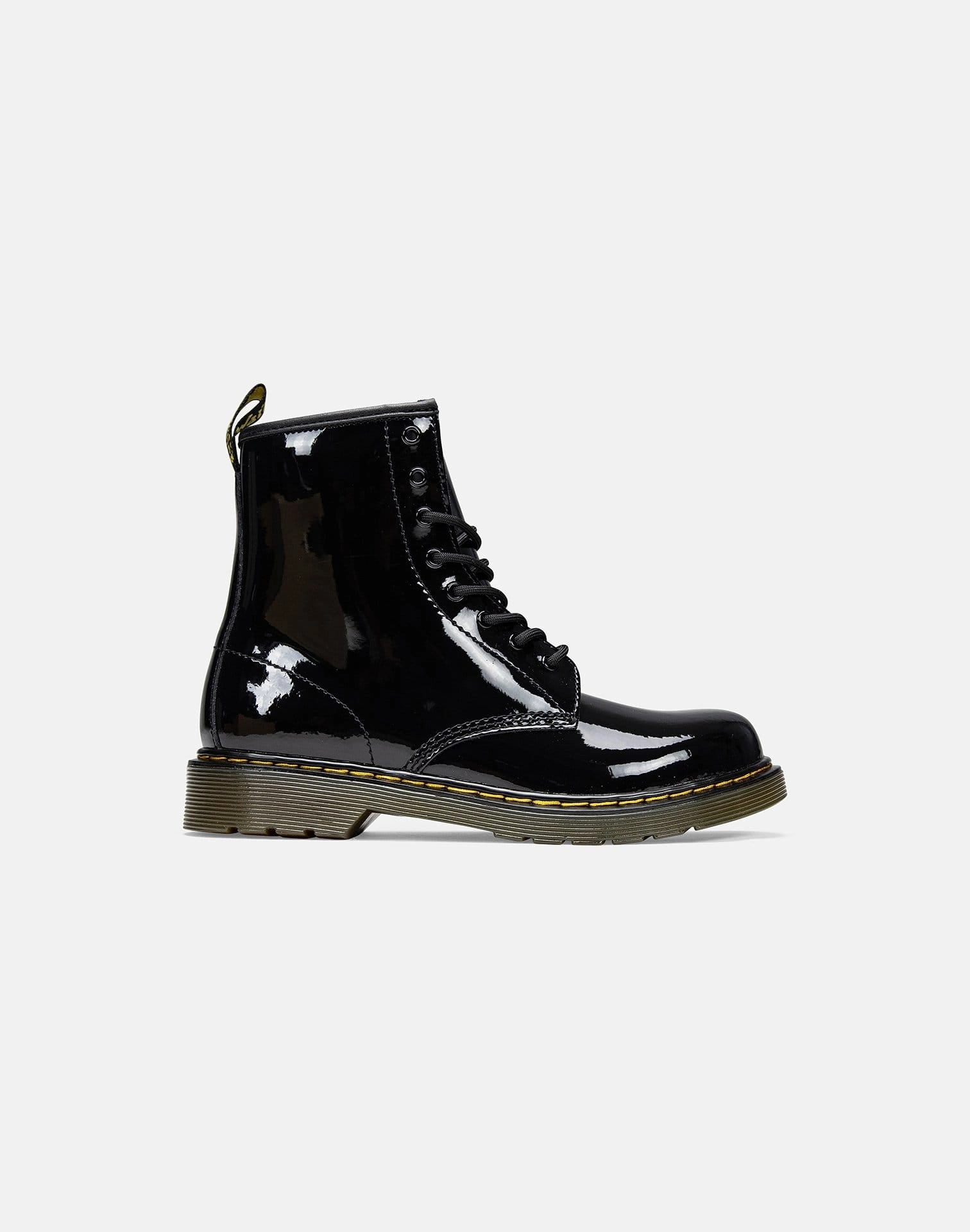 Comfortable Walk Dr. Martens 1460 Patent Leather Boots Grade-School