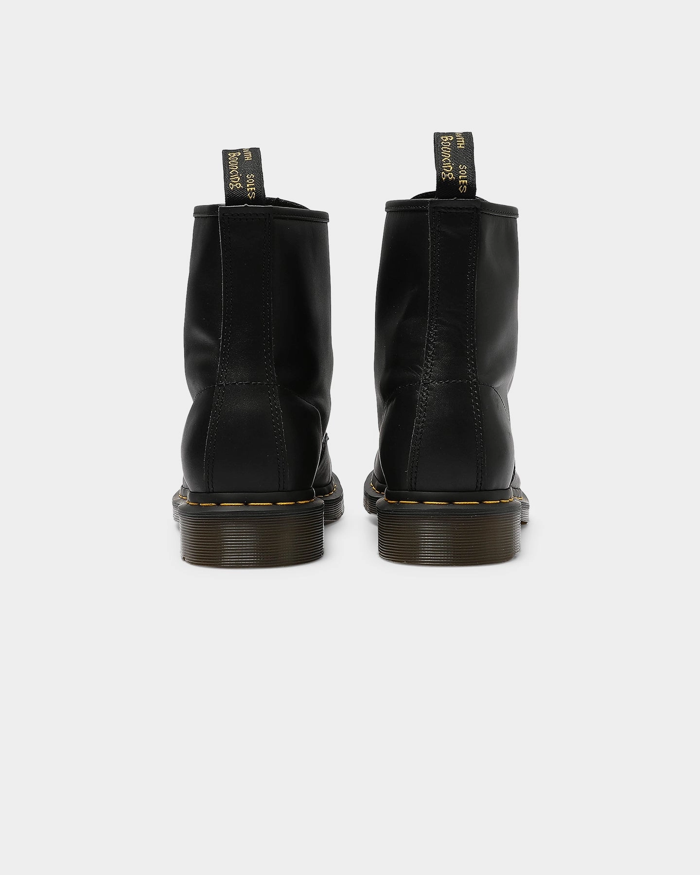 Brown Dr. Martens 1460Z DMC 8-EYE Boot Black Nappa