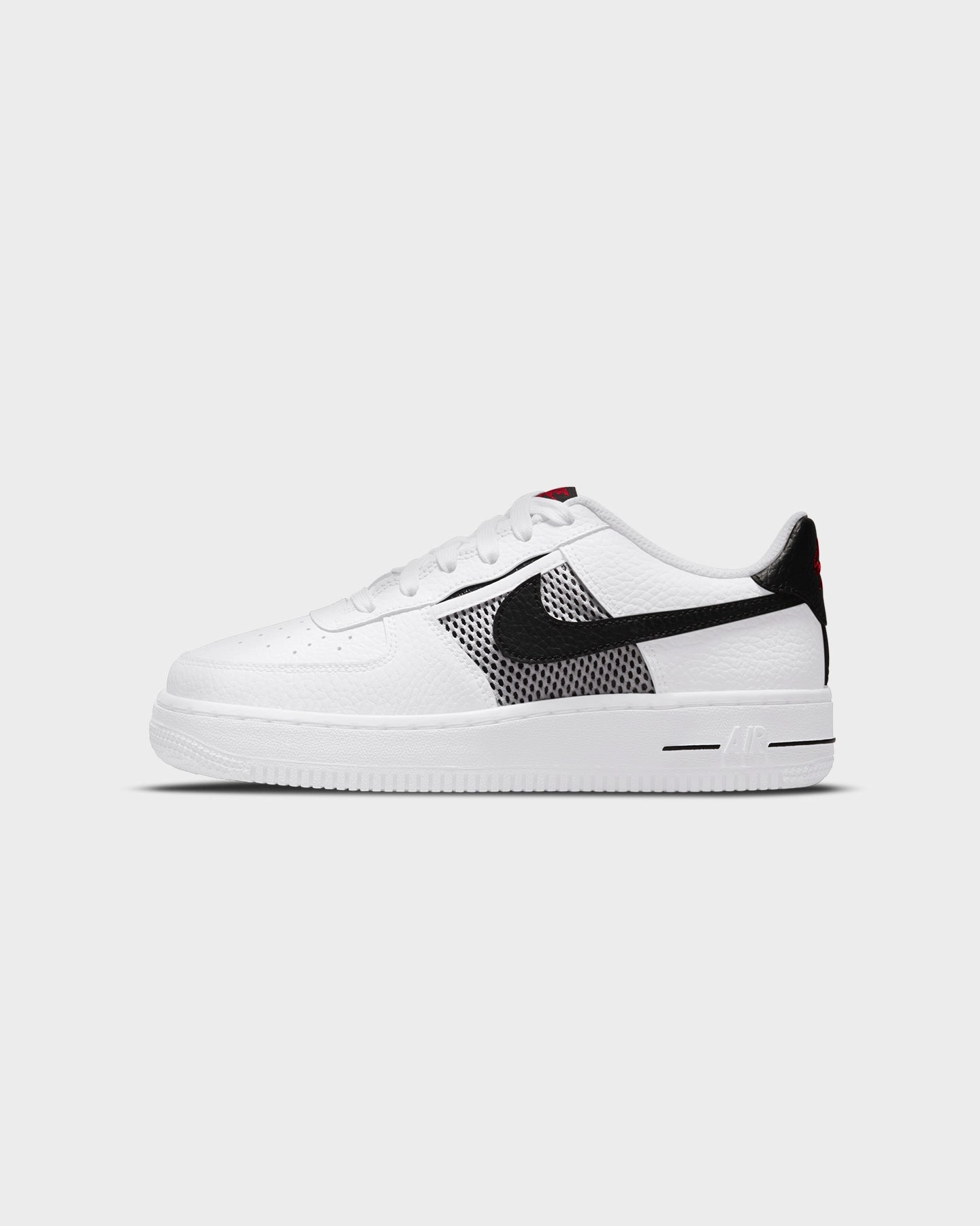 Breathable Lining Nike Kids' Air Force 1 LV8 EMB (GS) White/Black