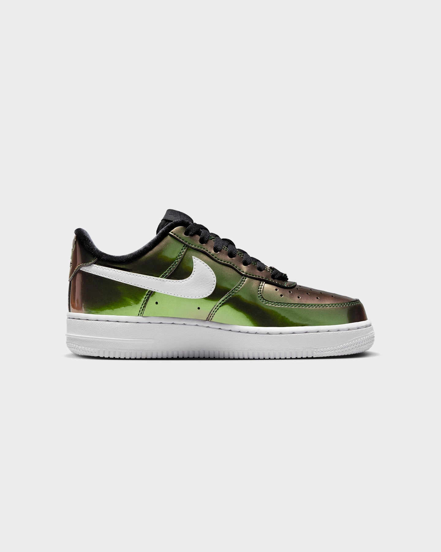 Nike Women's Air Force 1 '07 LV8 "Iridescent" Black/White triathletes' endurance