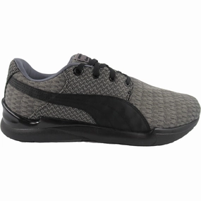 Puma Men's 359424 Future Trinomic Swift Chain Steel Gray Black Casual Shoes Weightless Cushion Technology Training Ease
