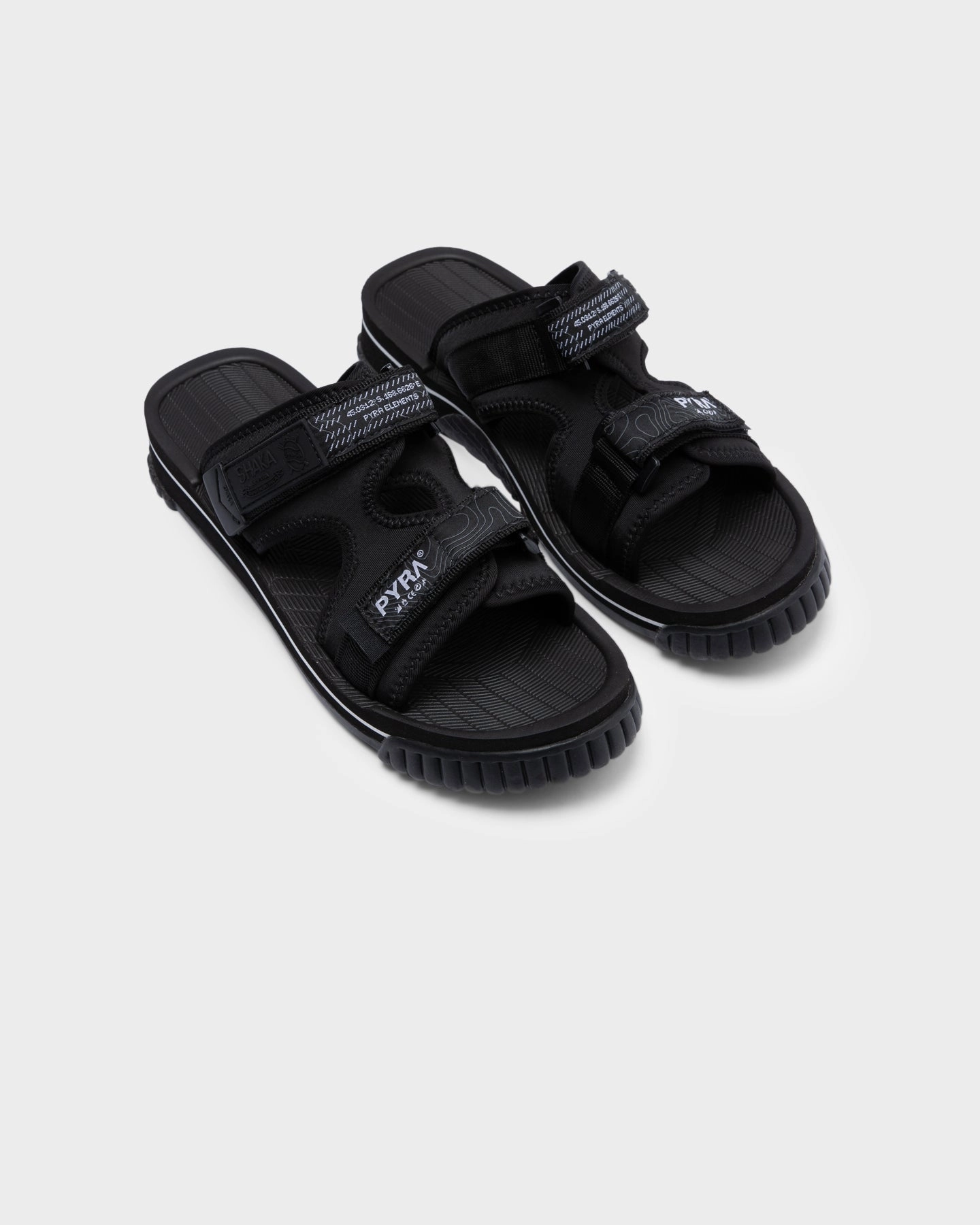 style - focused PYRA Men's PYRA? x Shaka Chill Out Sandal Black