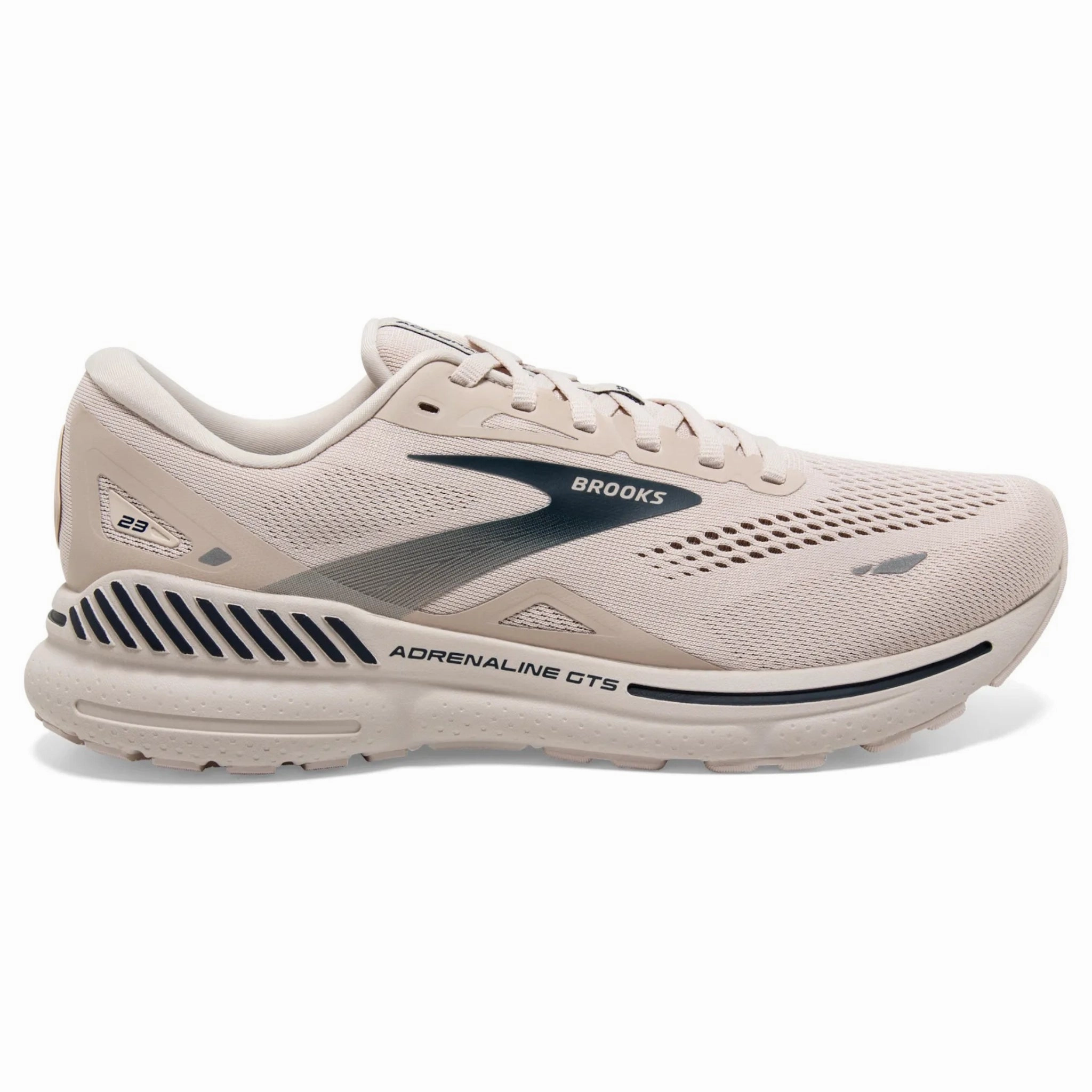 Arch Stabilization Brooks Men's 110391 248 Adrenaline GTS 23  Crystal Grey Surf the Web Grey Cushion Support Running Shoes