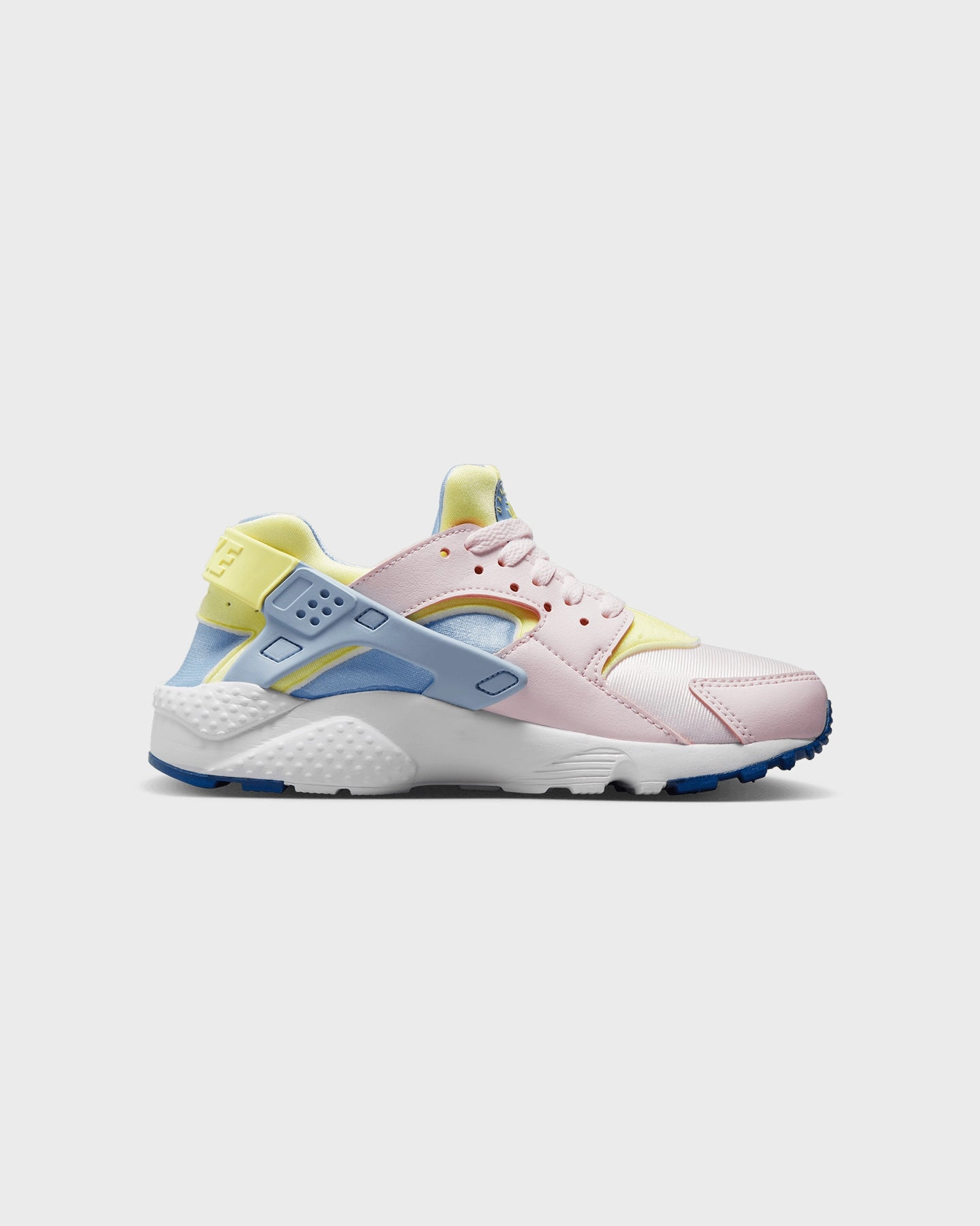 Nike Kids' Huarache Run (GS) Pearl Pink/Cobalt Airflow Ventilation System Shine Finish