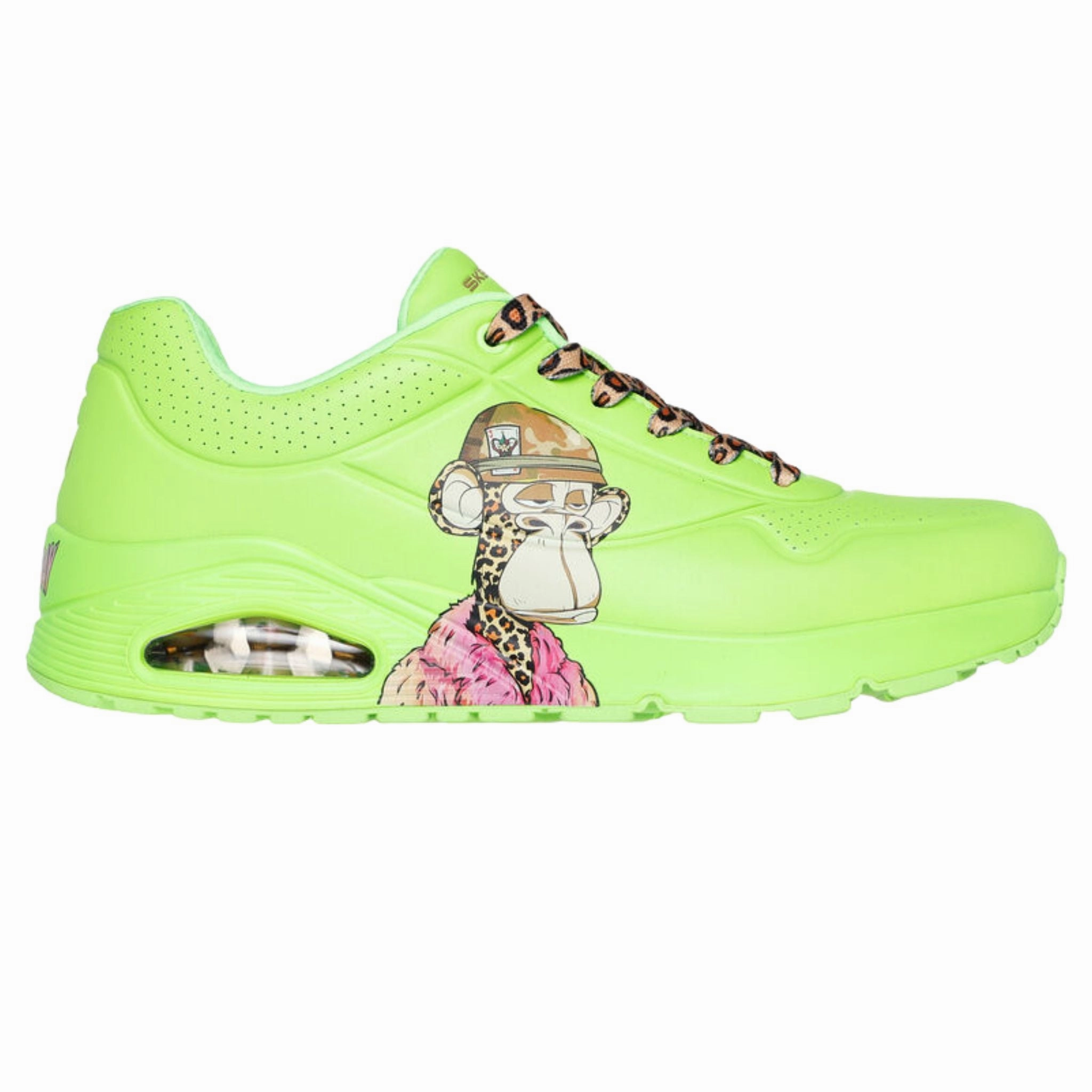 Skechers Men's 251014 Snoop Dogg Uno- Dr. Bombay  Lime Green Casual Shoes Anti Fatigue