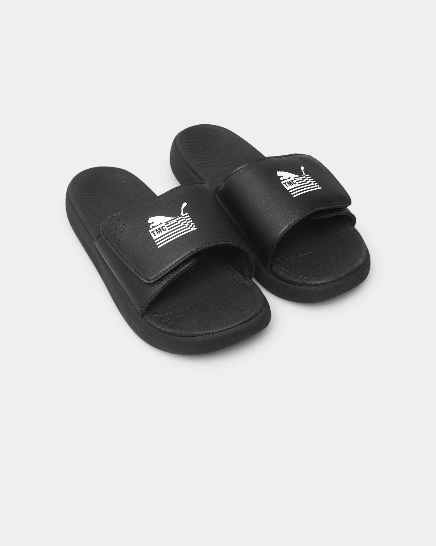 Puma Softride X TMC Slides Puma Black-Puma White therapeutic - benefit - level Contemporary Chic