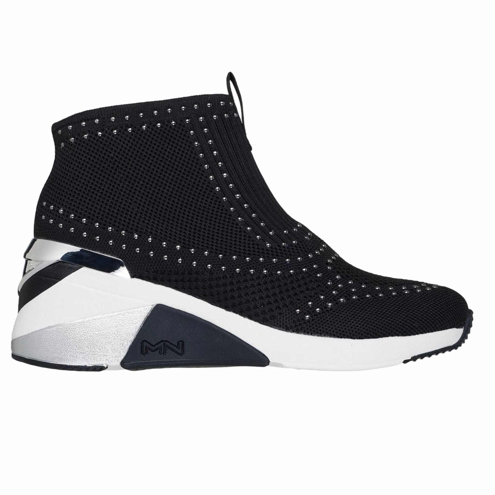 Handcrafted Detailing Casual Design Skechers Women's 177737 Mark Nason A Wedge Lulee Black Casual Shoes