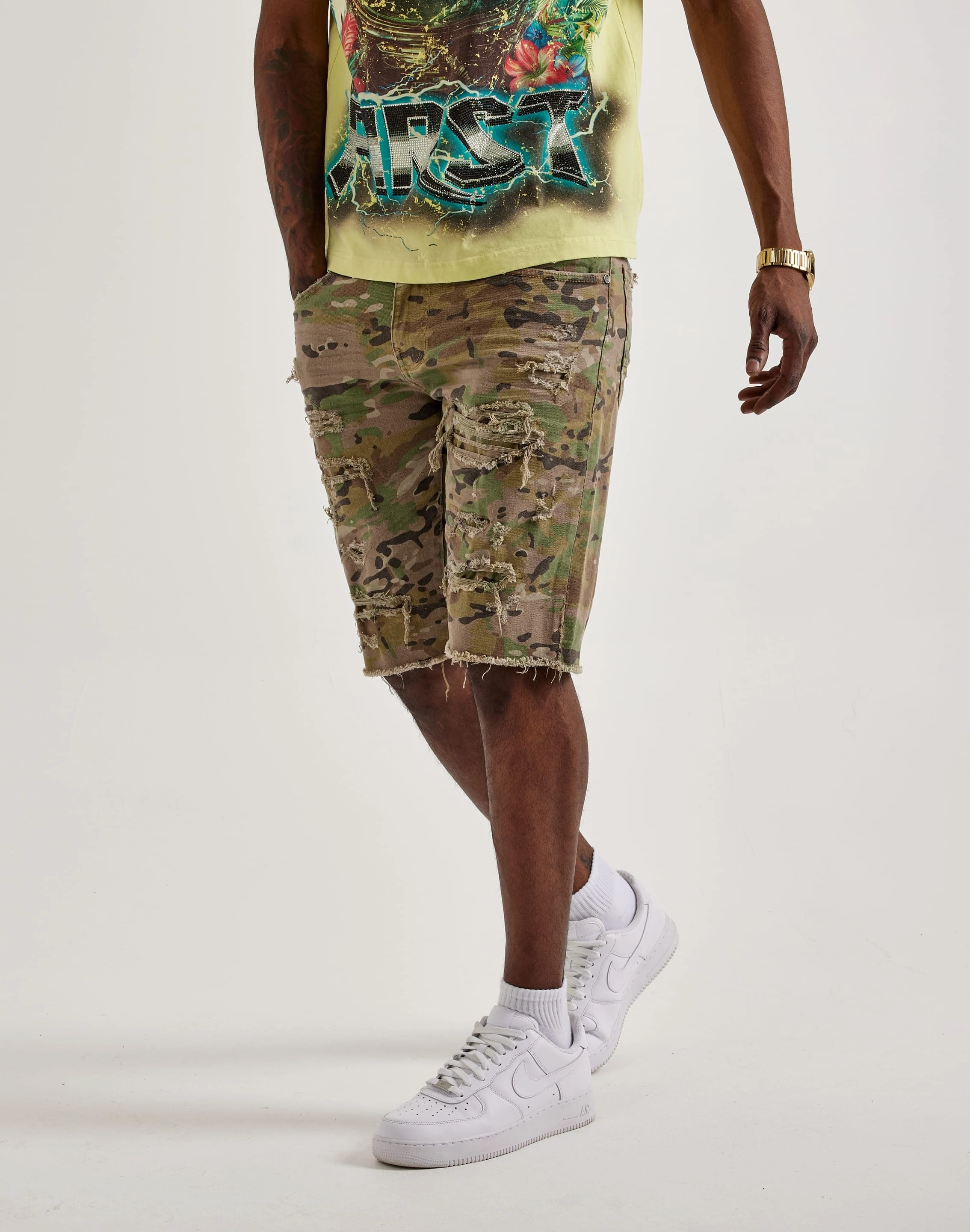 Hyperlock Lacing System Superior Cushioning Jordan Craig Basic Denim Shorts