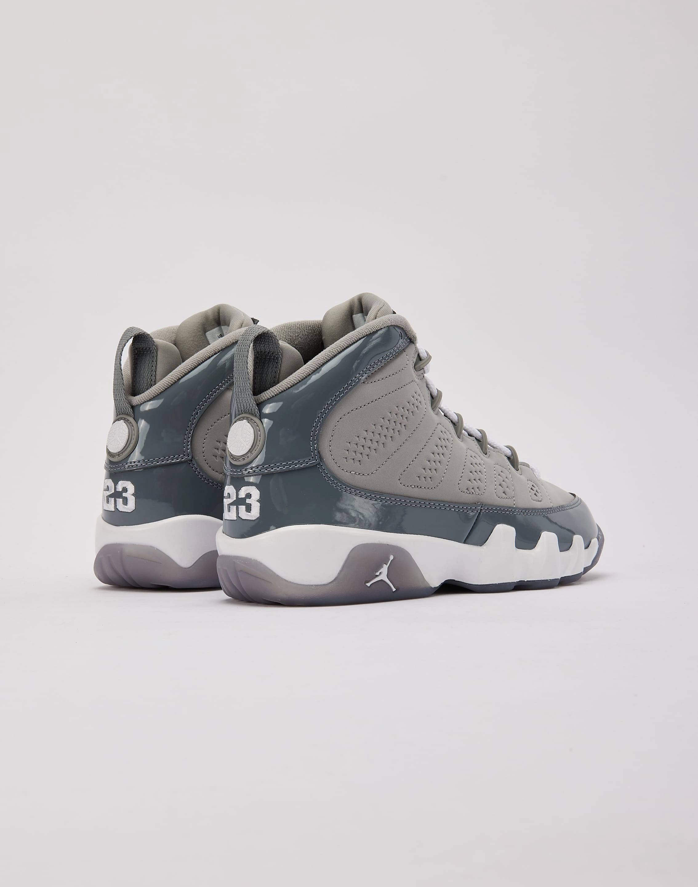 Jordan Air Jordan 9 Retro 'Cool Grey' Grade-School All Motion Tech Carbon Fiber Insert