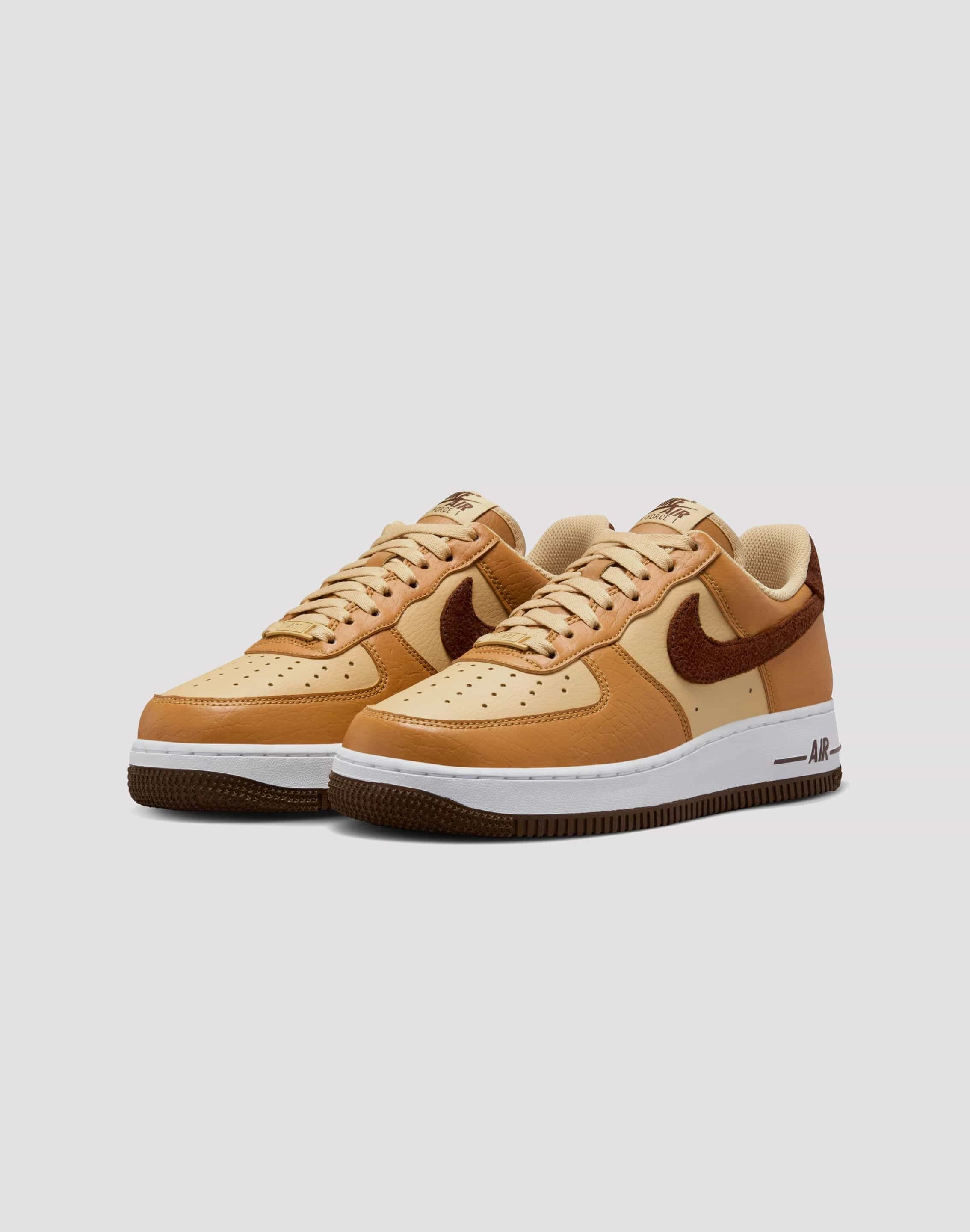 Nike Air Force 1 '07 Next Nature "Flax Cacao Wow" Snug Heel Lock Fit Energy Returning Foam